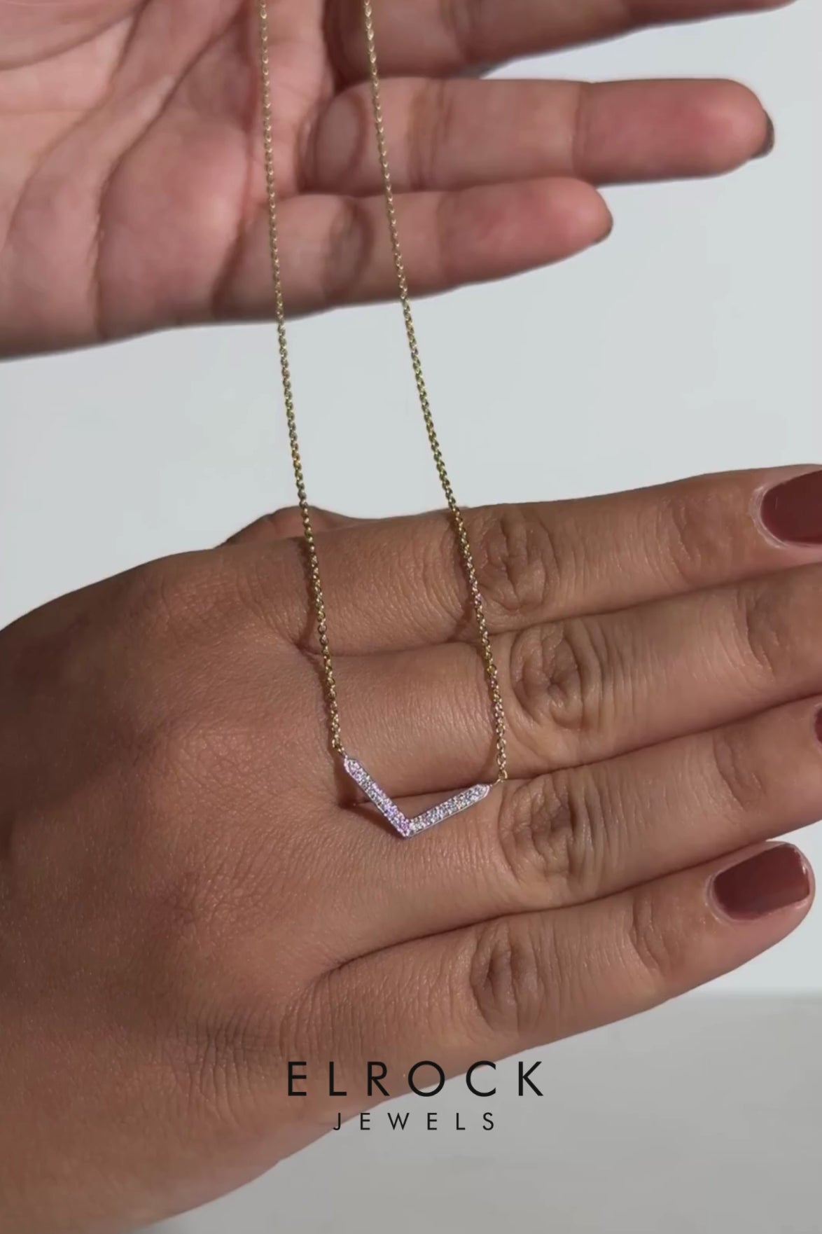 14K Lab Grown Diamond Necklace