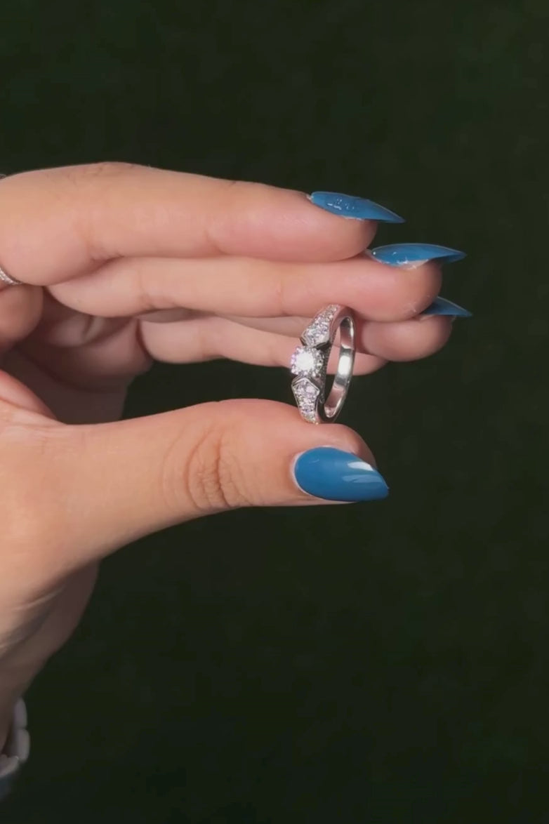 Round Cut Lab Grown Diamond Band