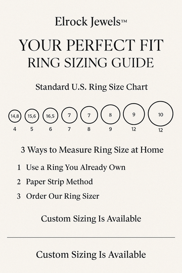 Your Perfect Fit: Ring Sizing Guide by Elrock Jewels™