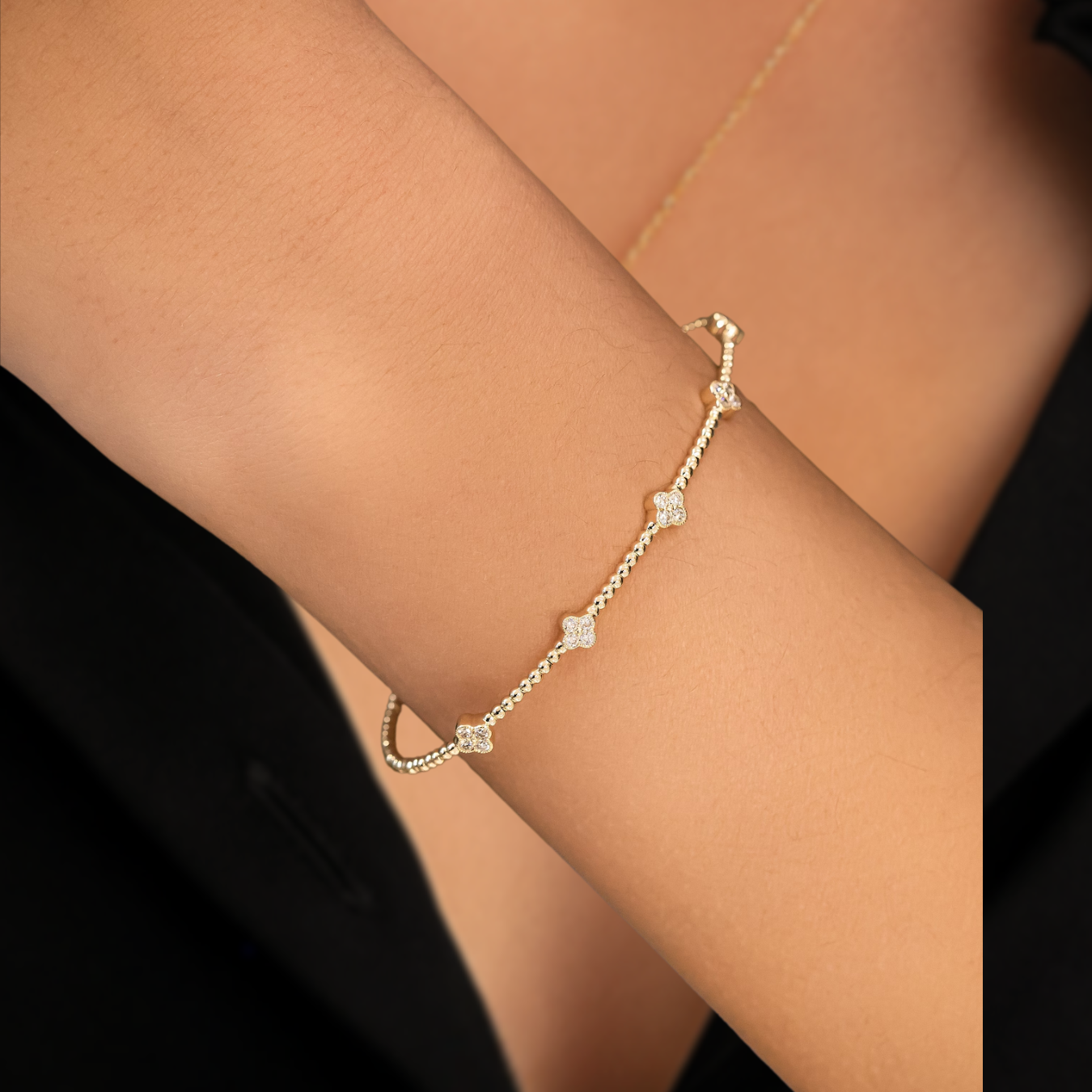  Diamond Bangle Bracelet