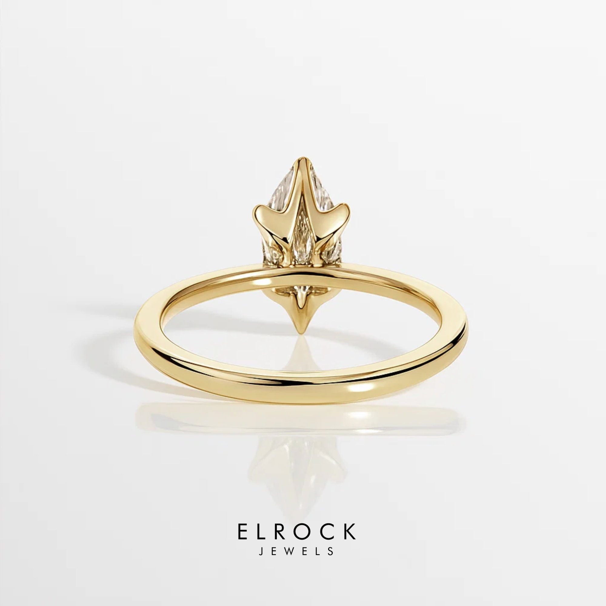 2 Carat Marquise Cut Lab Grown Diamond Engagement Ring