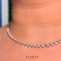 Marquise Cut  Diamond Tennis Necklace