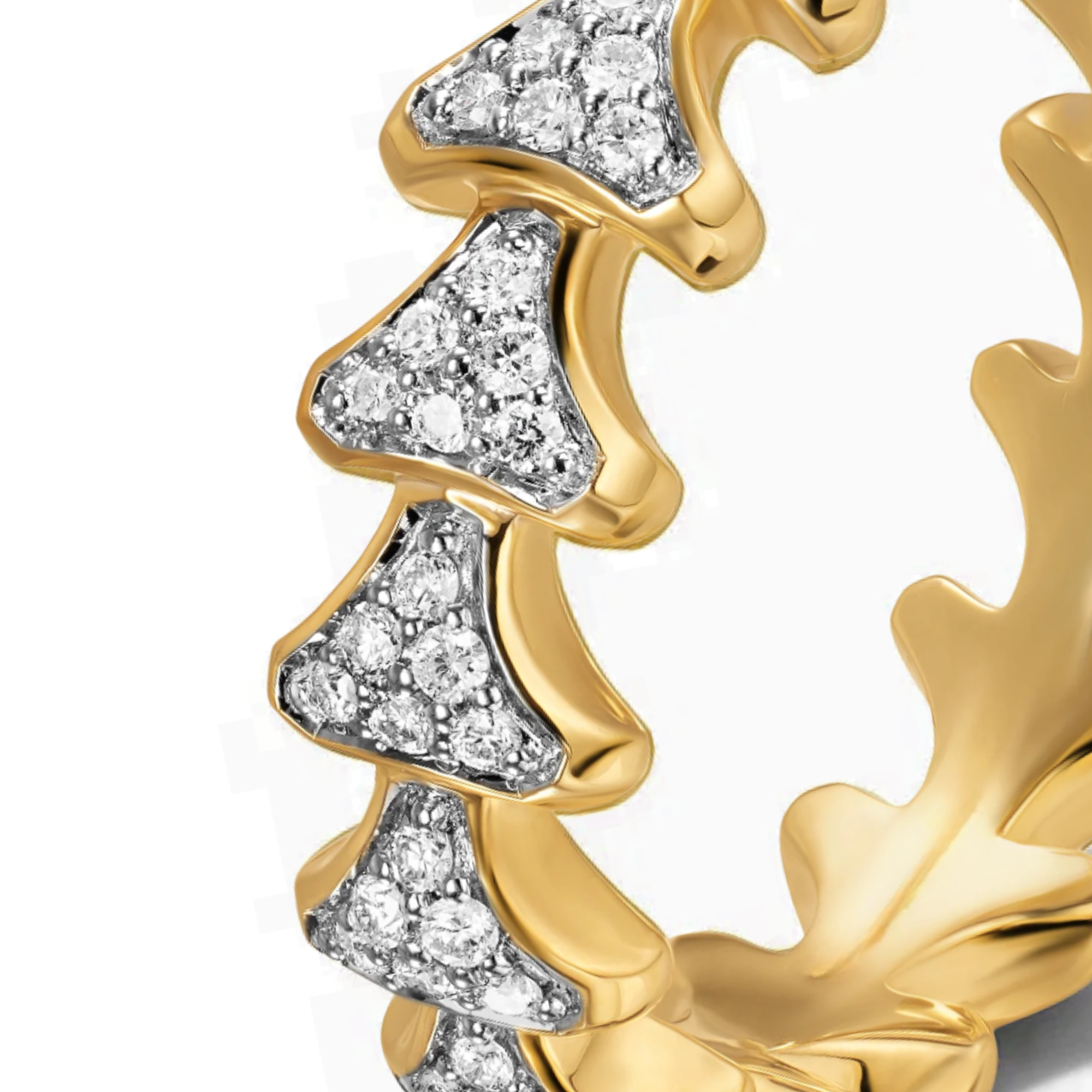 14K Gold or Platinum Stackable Eternity Ring