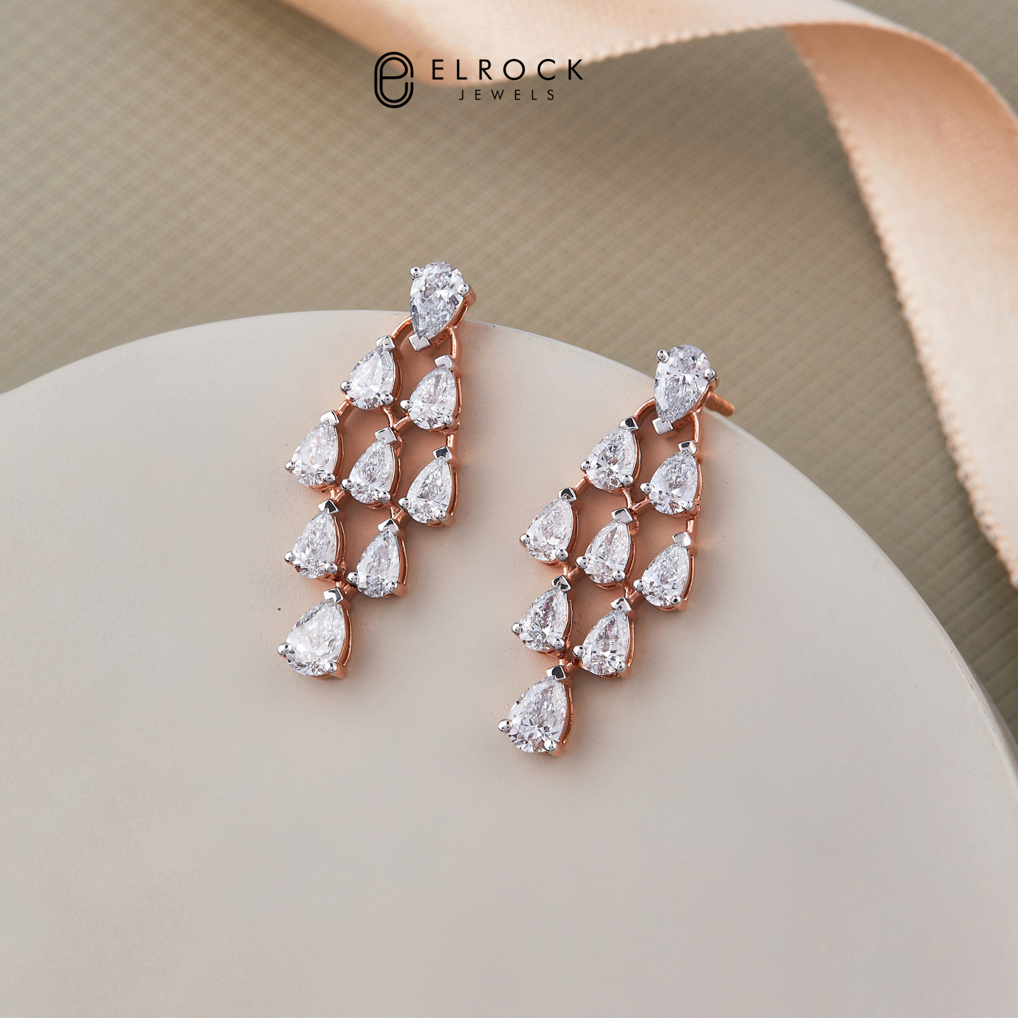 Pear Shape Diamond Necklace