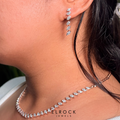 Marquise Cut  Diamond Tennis Necklace