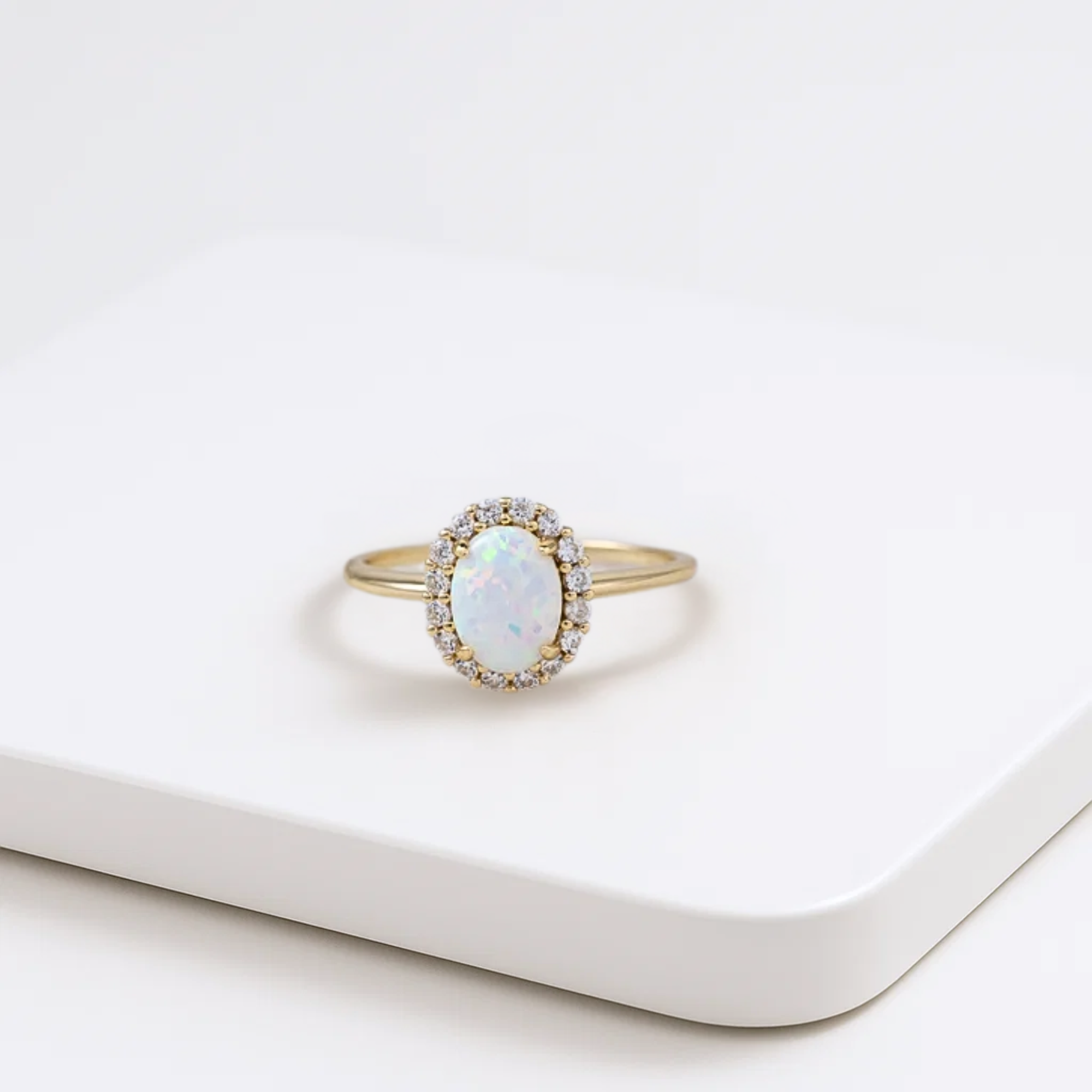 Opal Ring, Dainty Ring