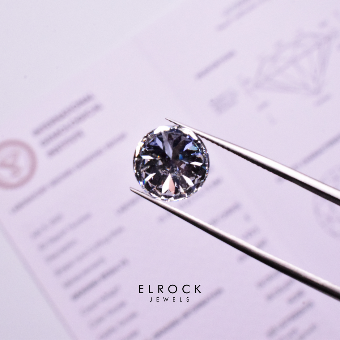 Genuine 4 Ct Round Lab Grown Diamond - 10.30 mm - Eco-friendly - IGI Certified
