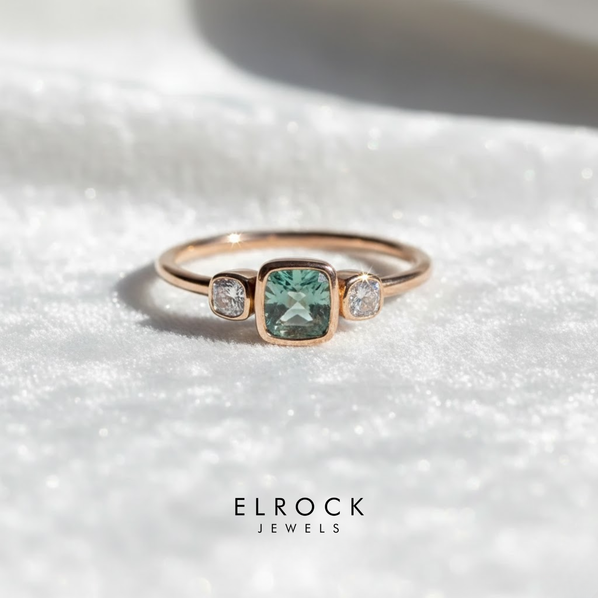 14K Minimalist Solid Gold Wedding Band for Her