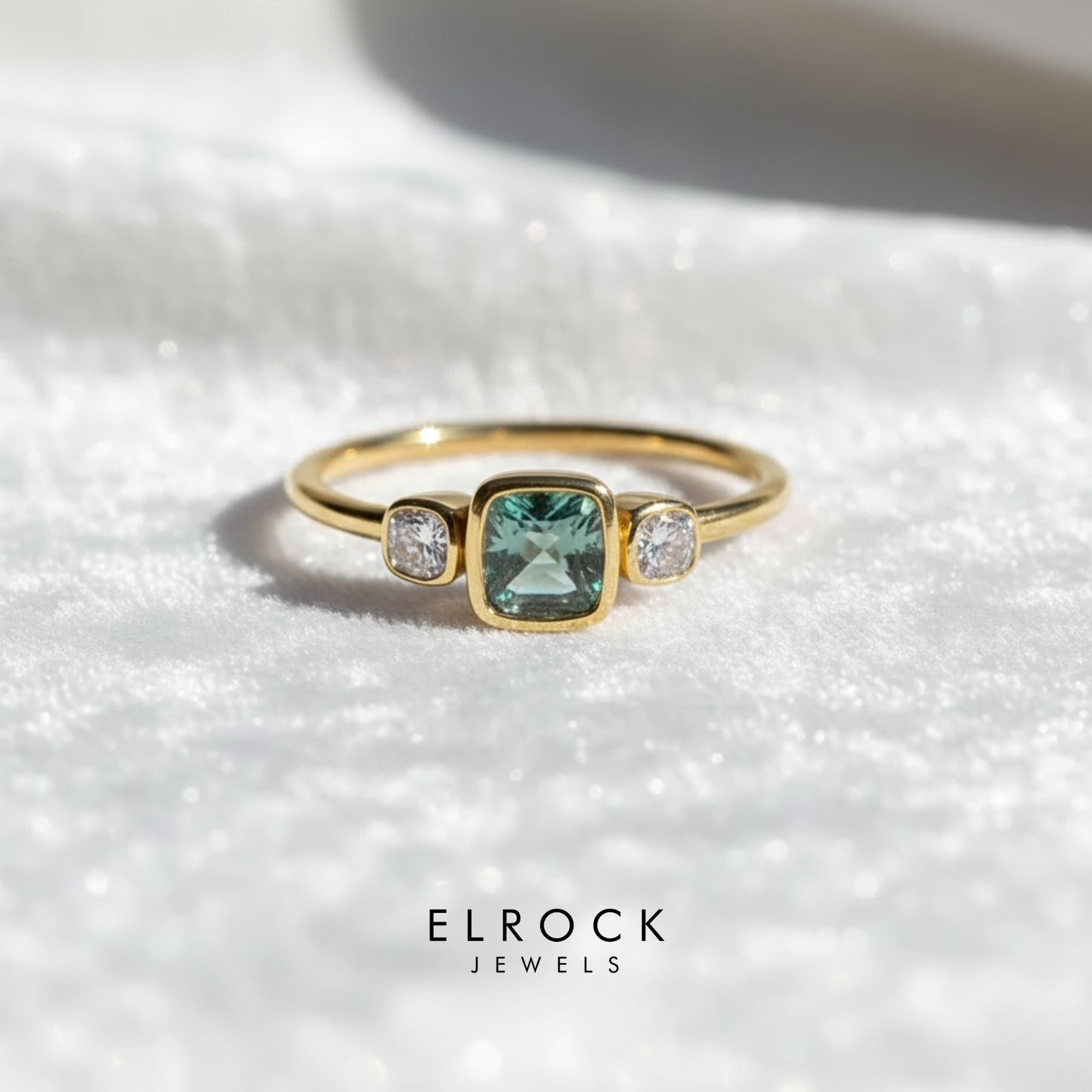 14K Minimalist Solid Gold Wedding Band for Her