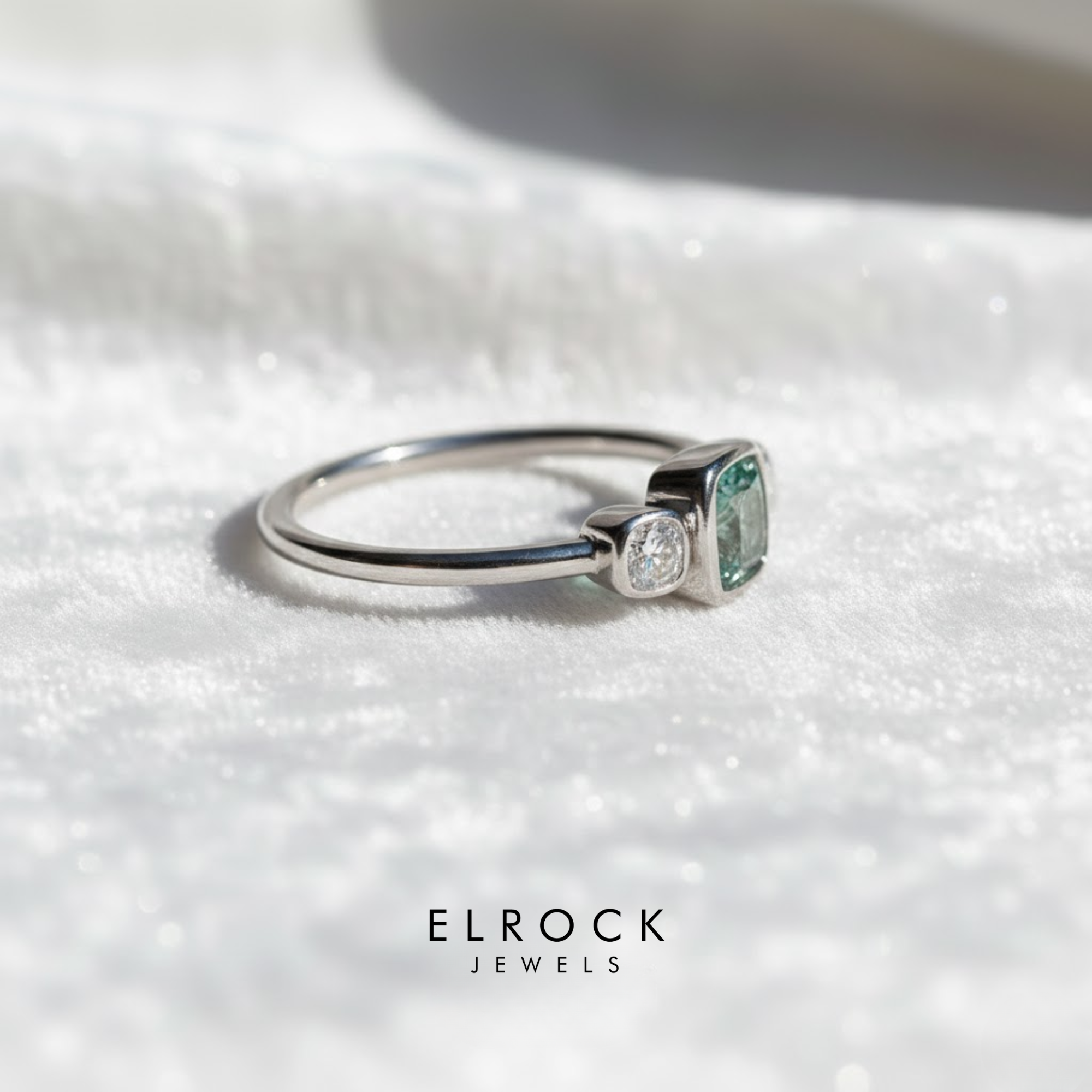 14K Minimalist Solid Gold Wedding Band for Her