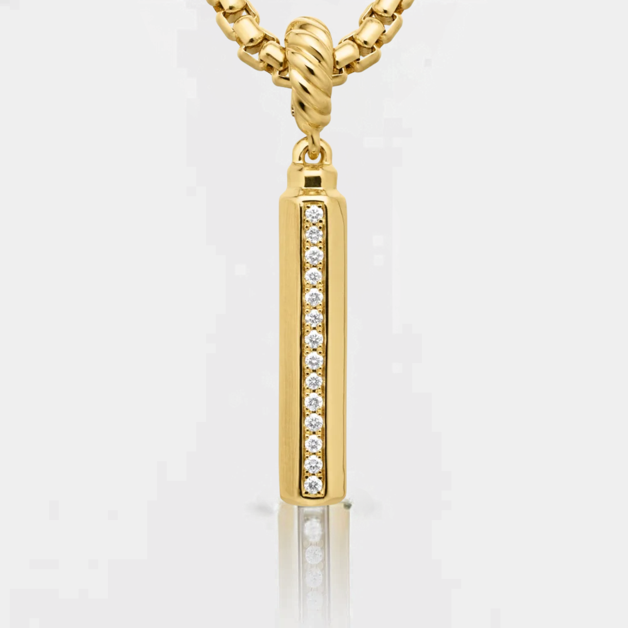  Diamond Vertical Bar Necklace