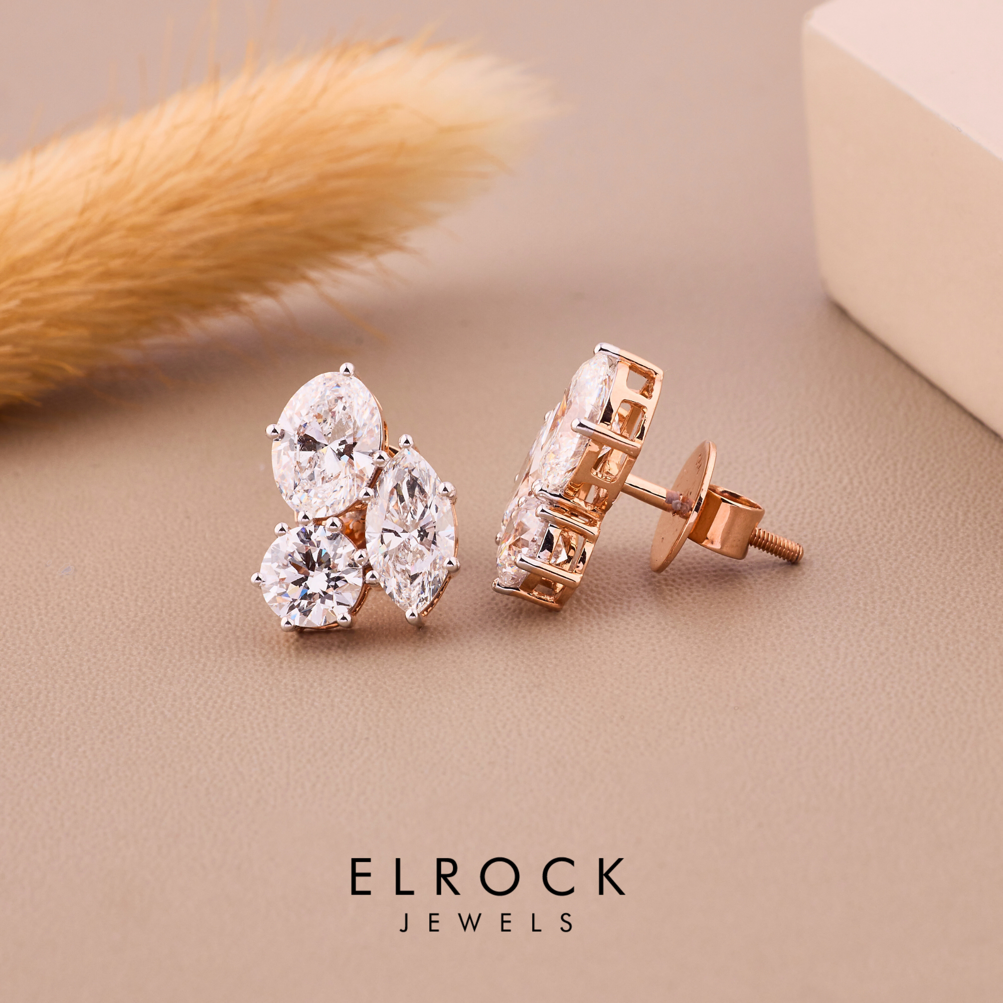  4.80 CTW Multi Stone Lab Grown Earring