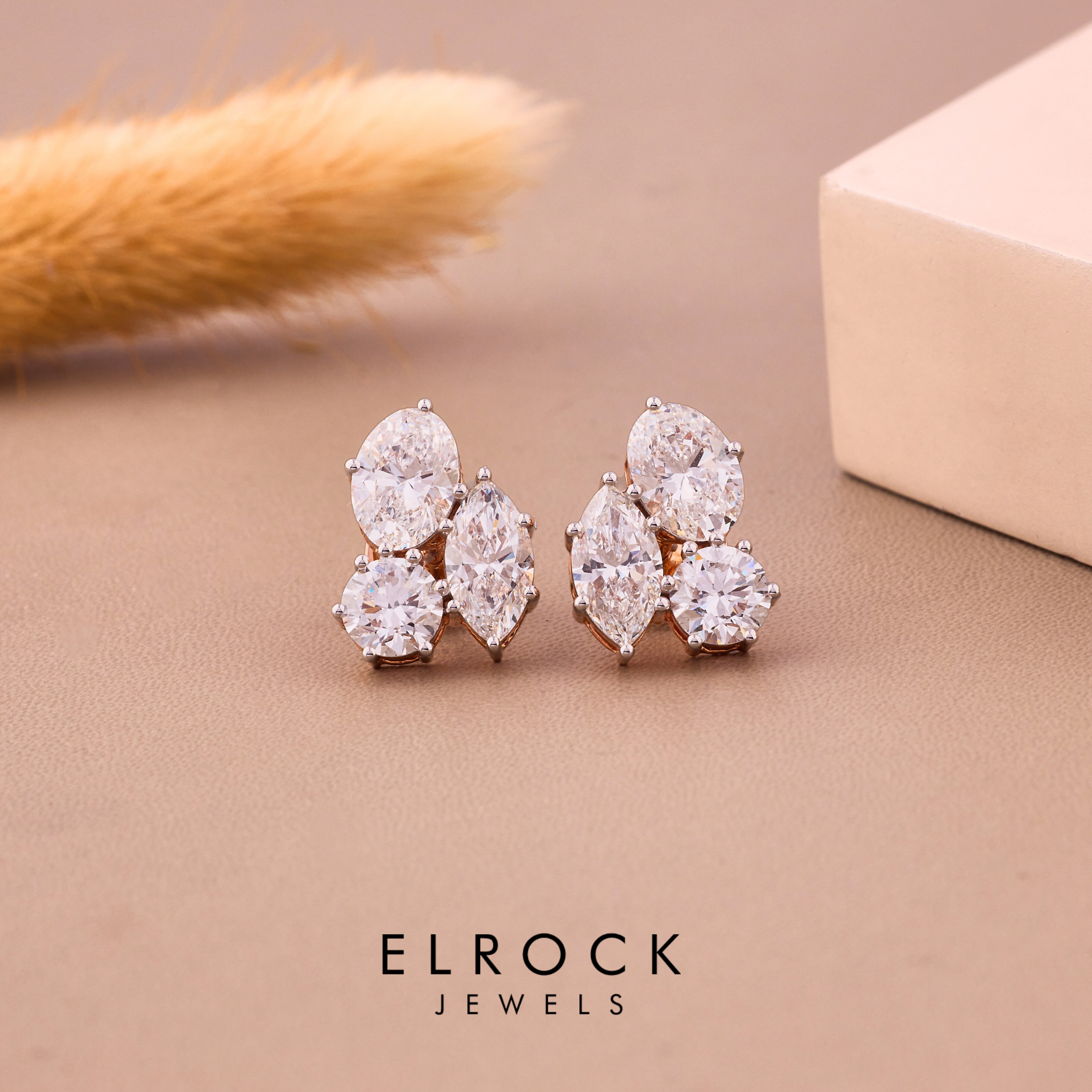  4.80 CTW Multi Stone Lab Grown Earring