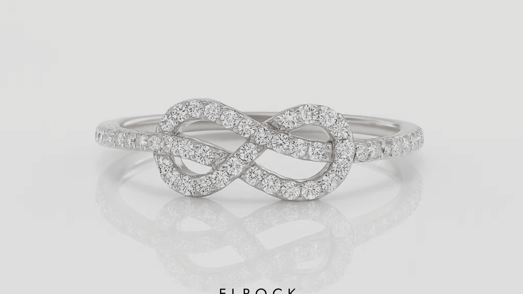 14K Gold Infinity Love Knot Ring