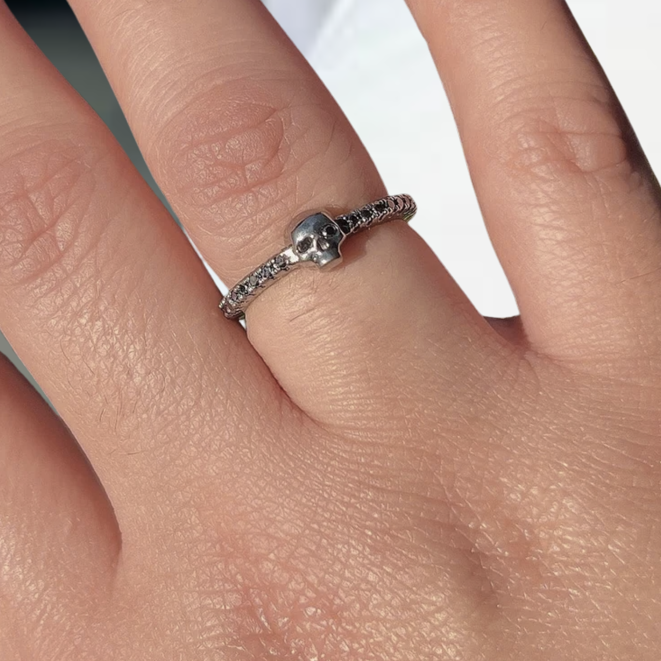 2.0 Ct East West Pear Cut Lab Grown Engagement Ring