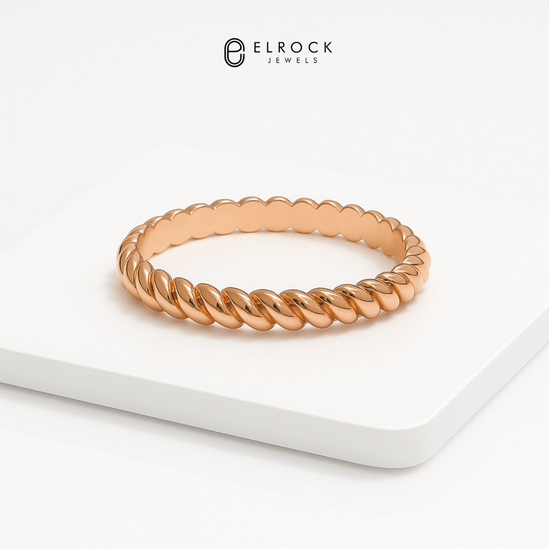 14K Solid Gold Braided Rope Ring, Dainty Twist Ring, 2mm Twisted Rope Wedding Band