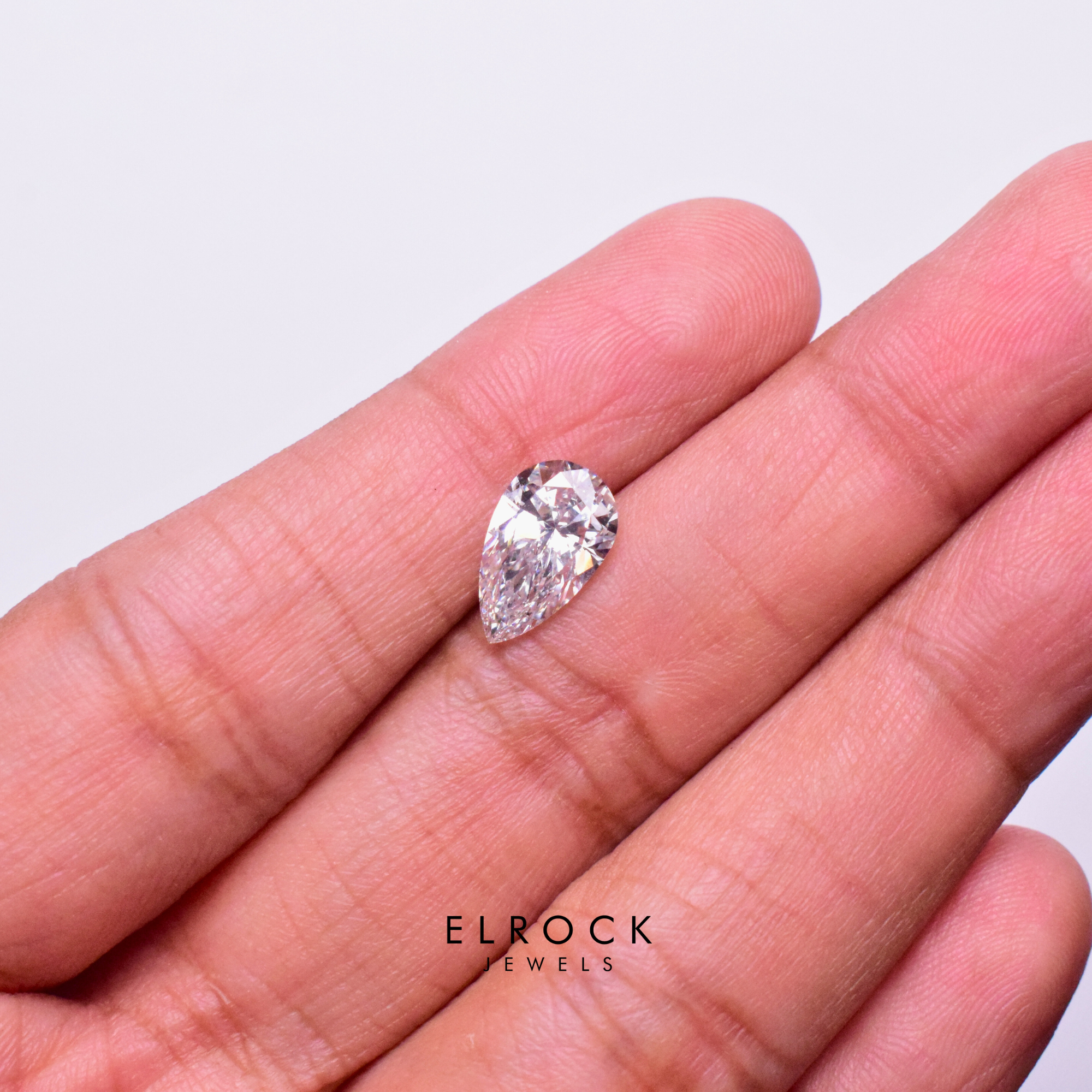 Lab Grown Pear Loose Diamond for Personalized Jewelry