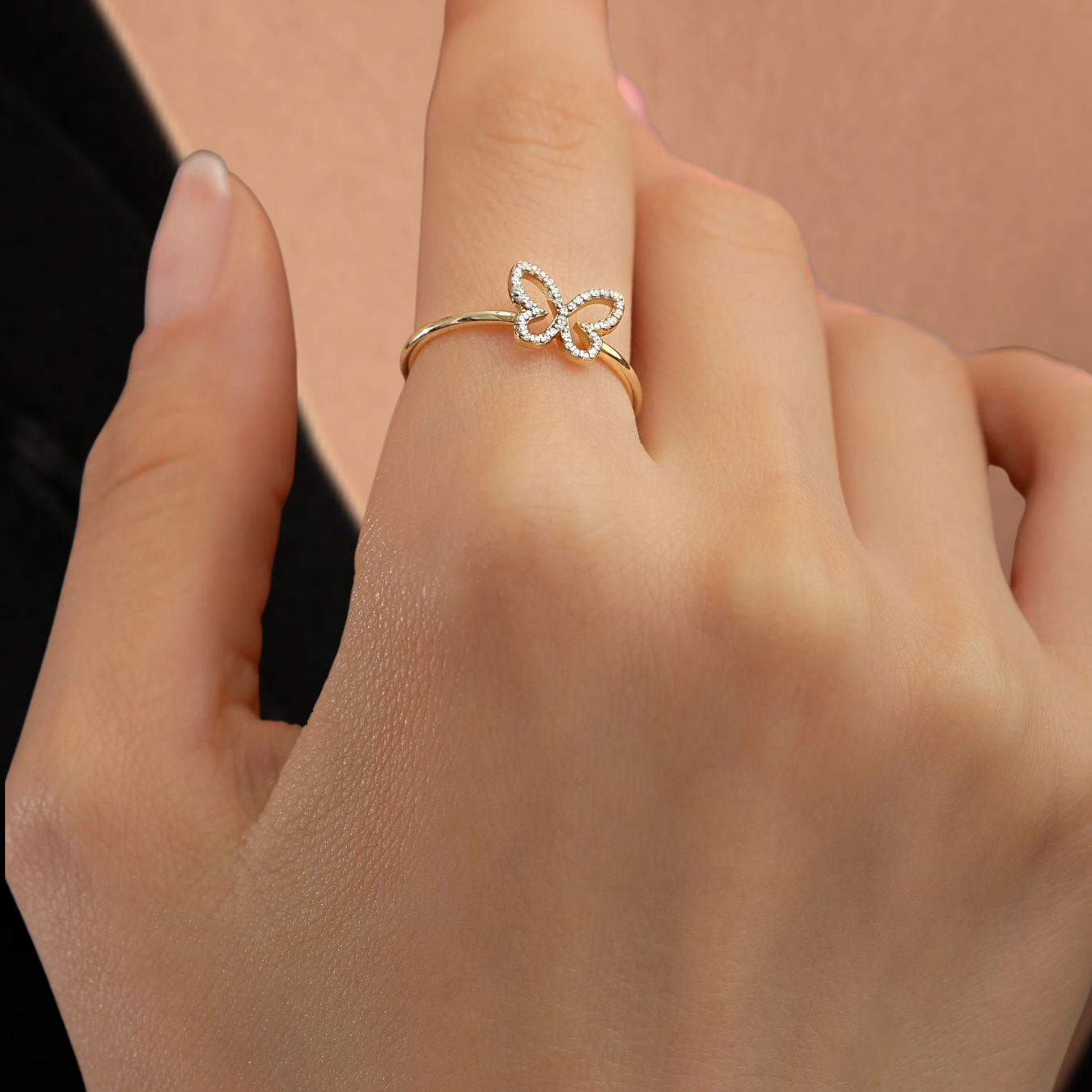 14K Gold Round Lab Grown Diamond Wedding Ring