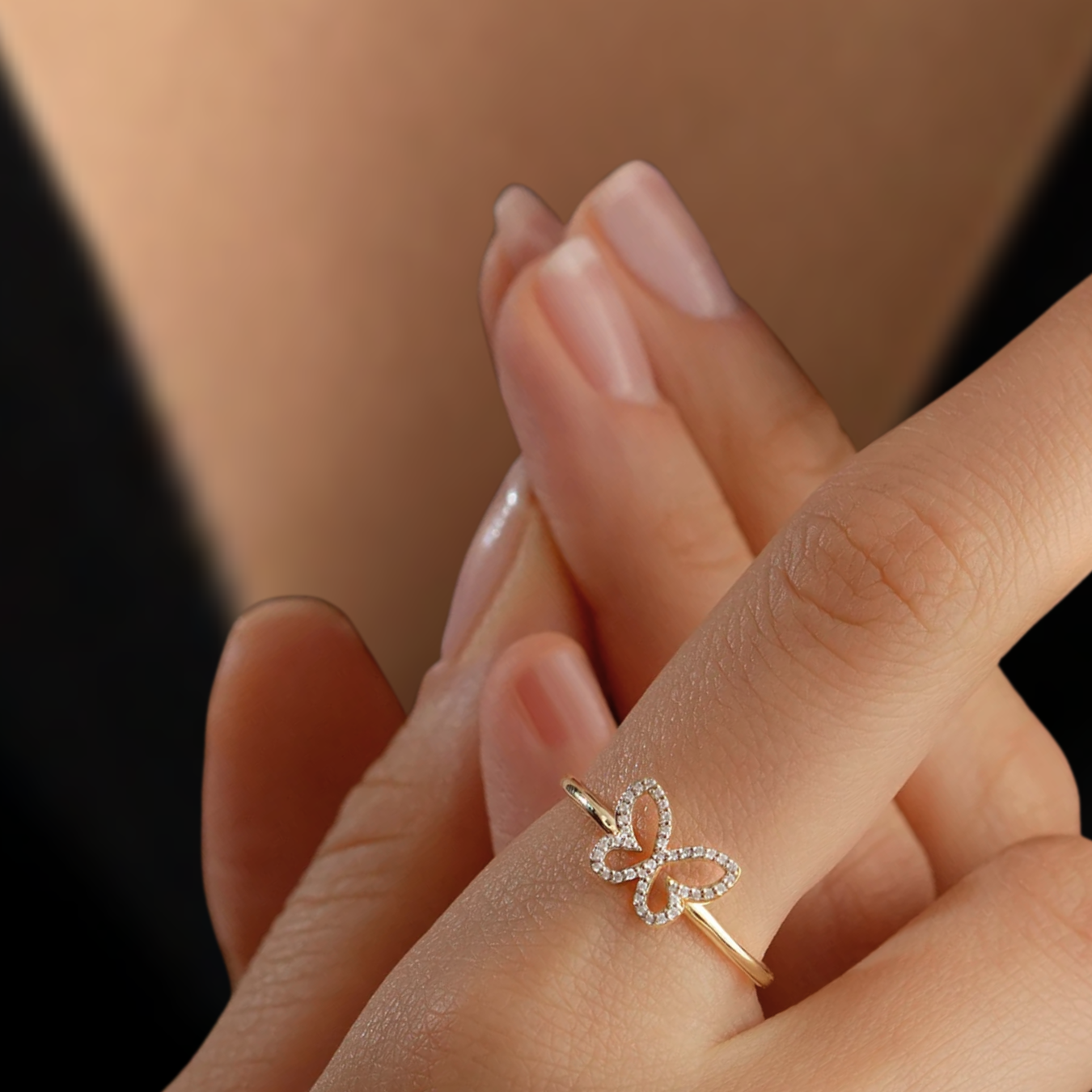 14K Gold Round Lab Grown Diamond Wedding Ring