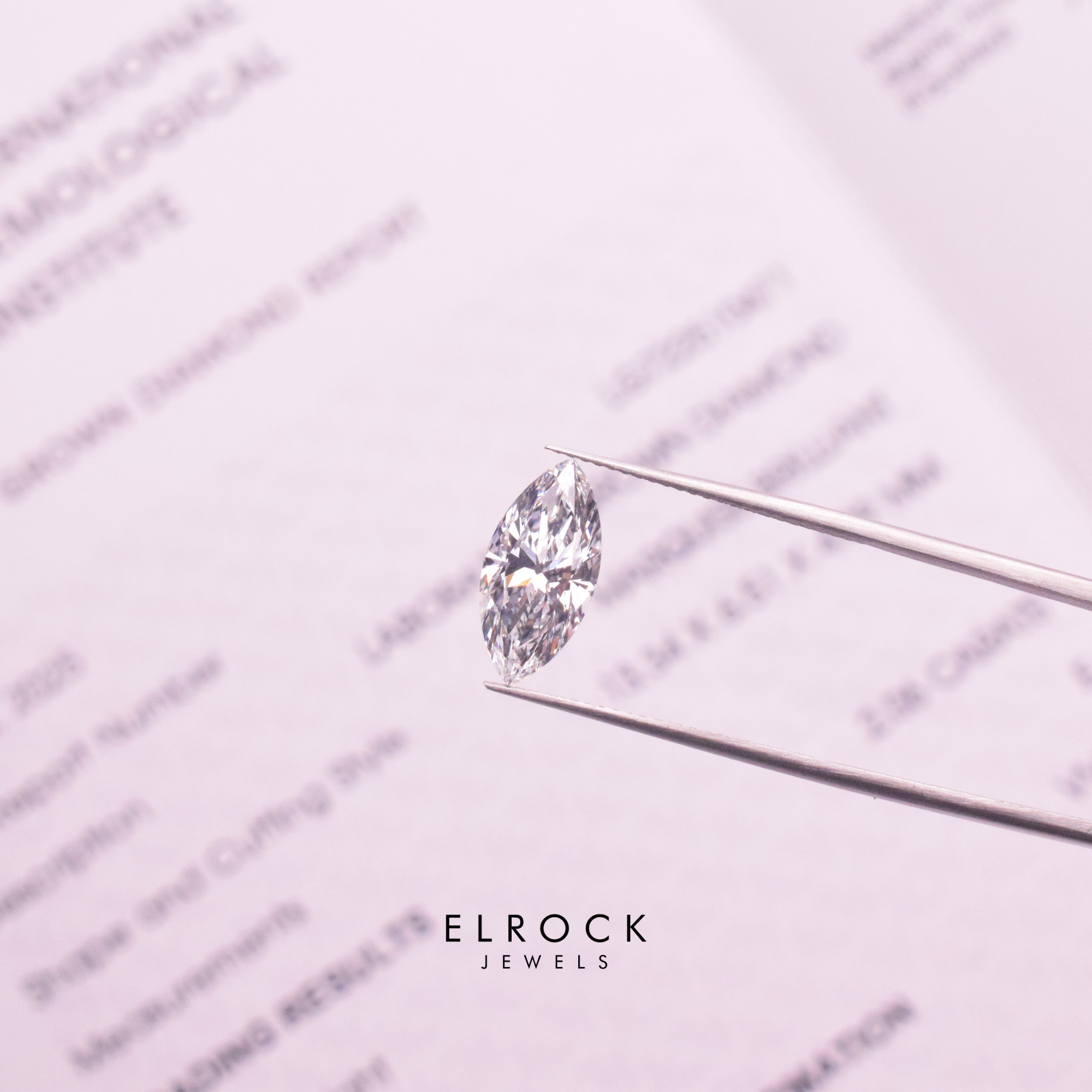 Marquise Cut Lab Grown Diamond/ IGI Certified Loose Diamond