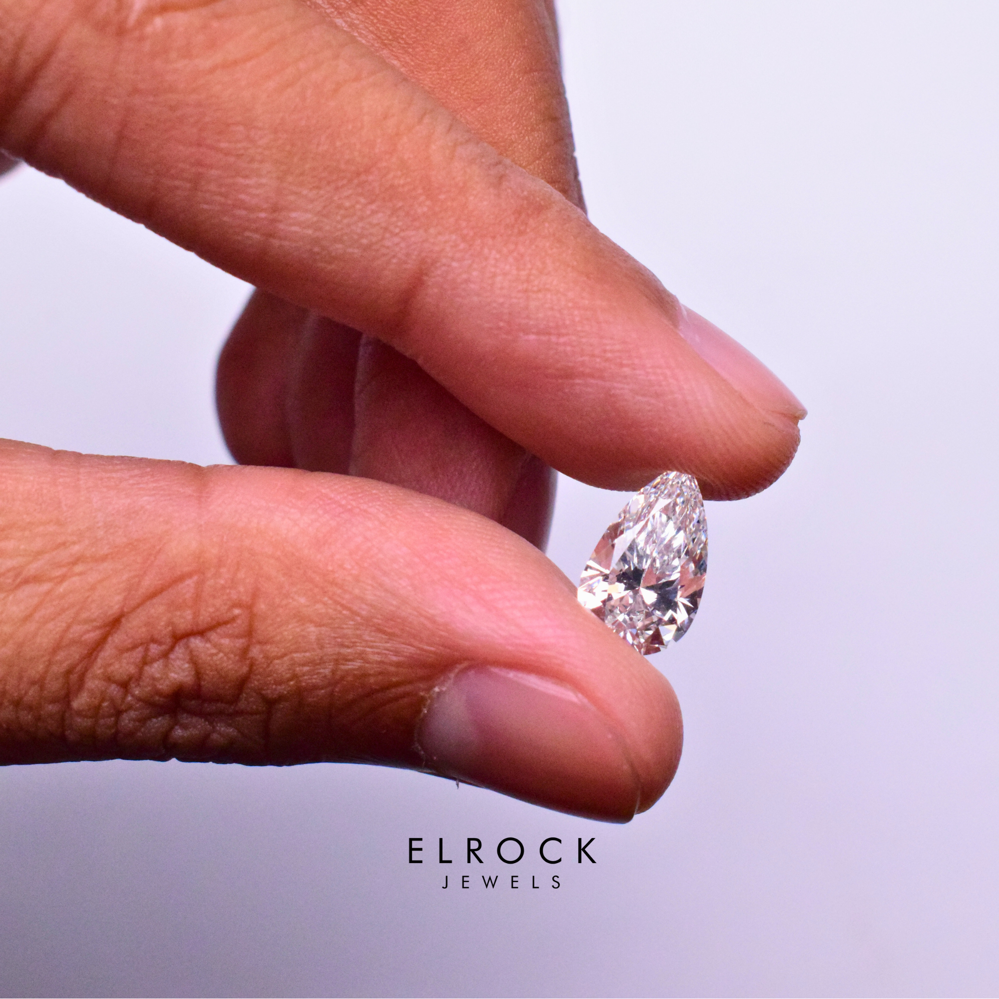 Lab Grown Pear Loose Diamond for Personalized Jewelry