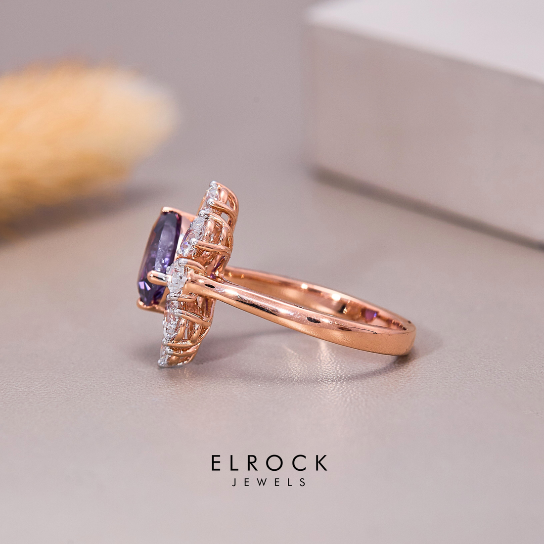 Pear cut Diamond Engagement Ring
