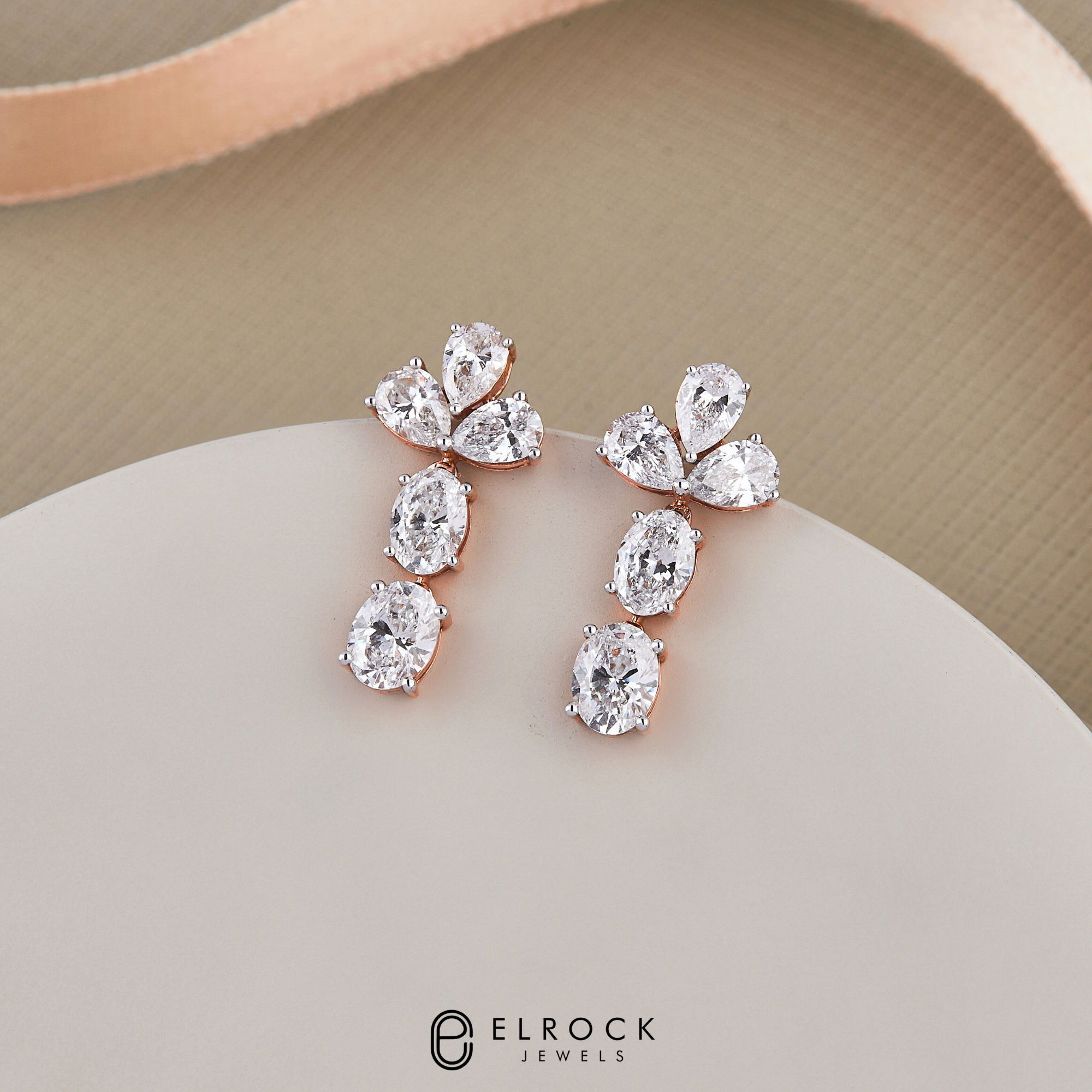 Unique Multi Shape Wedding Necklace