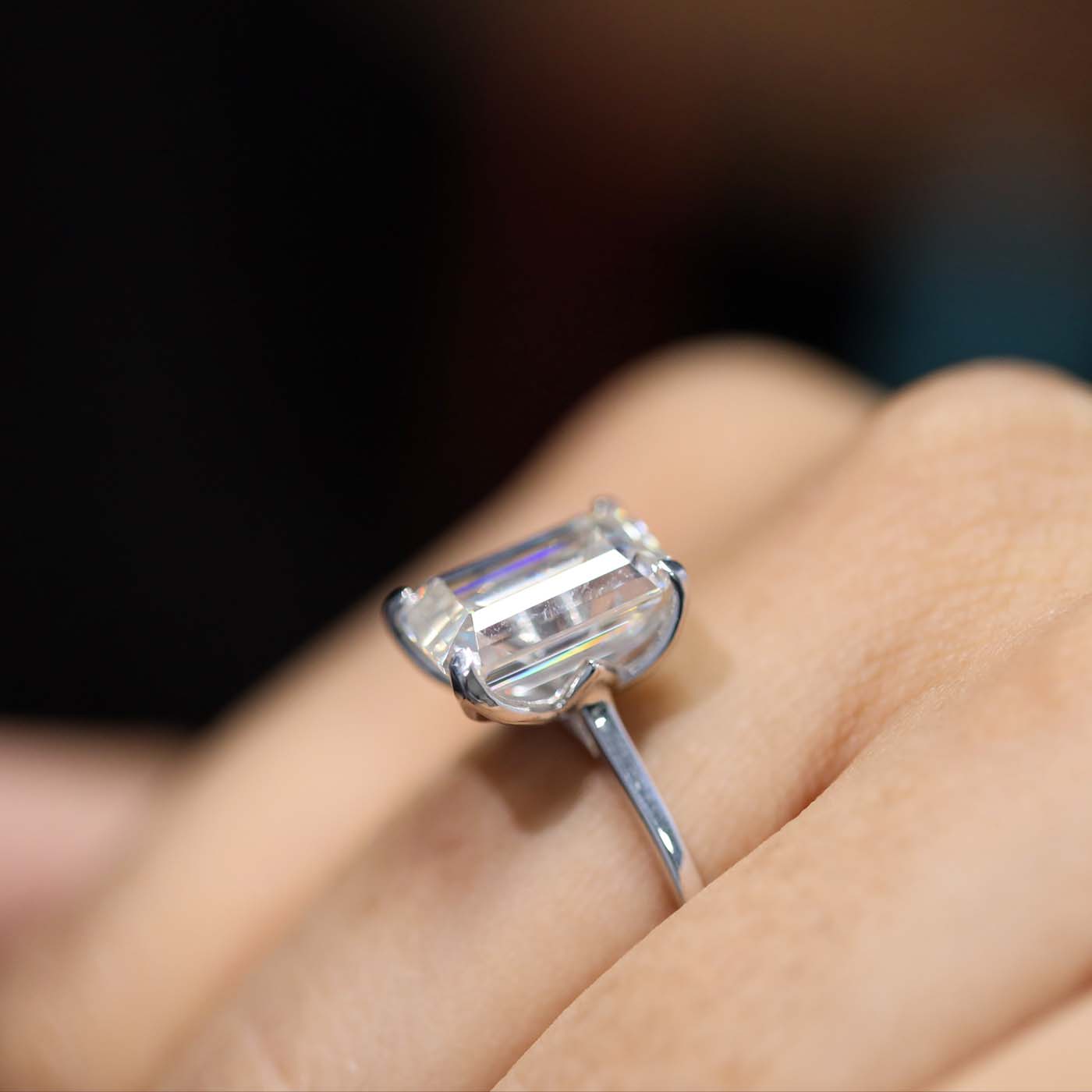 14K Gold Diamond Solitaire Engagement Ring