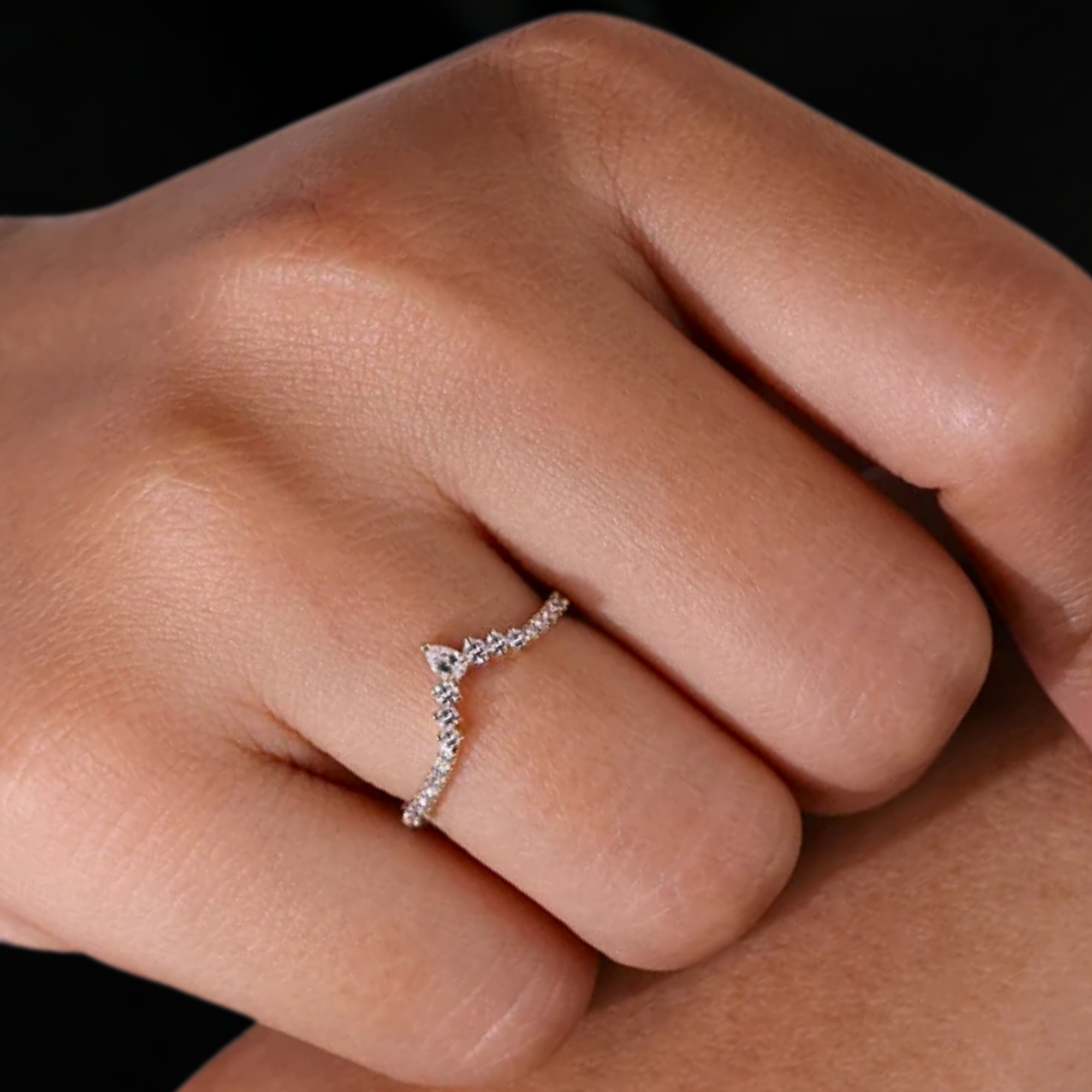  Diamond Curvy Band