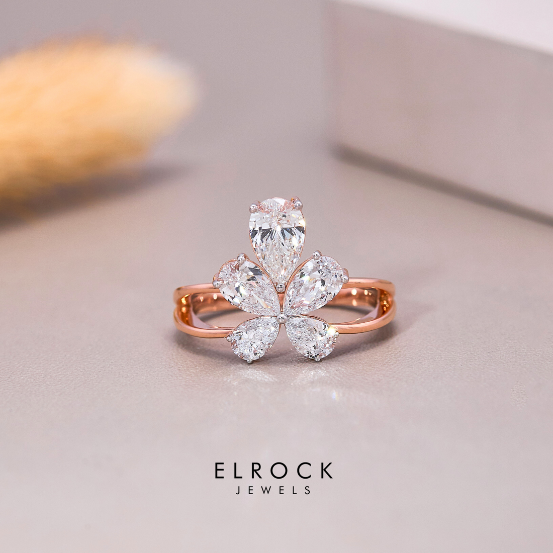 Pear Diamond Engagement Ring