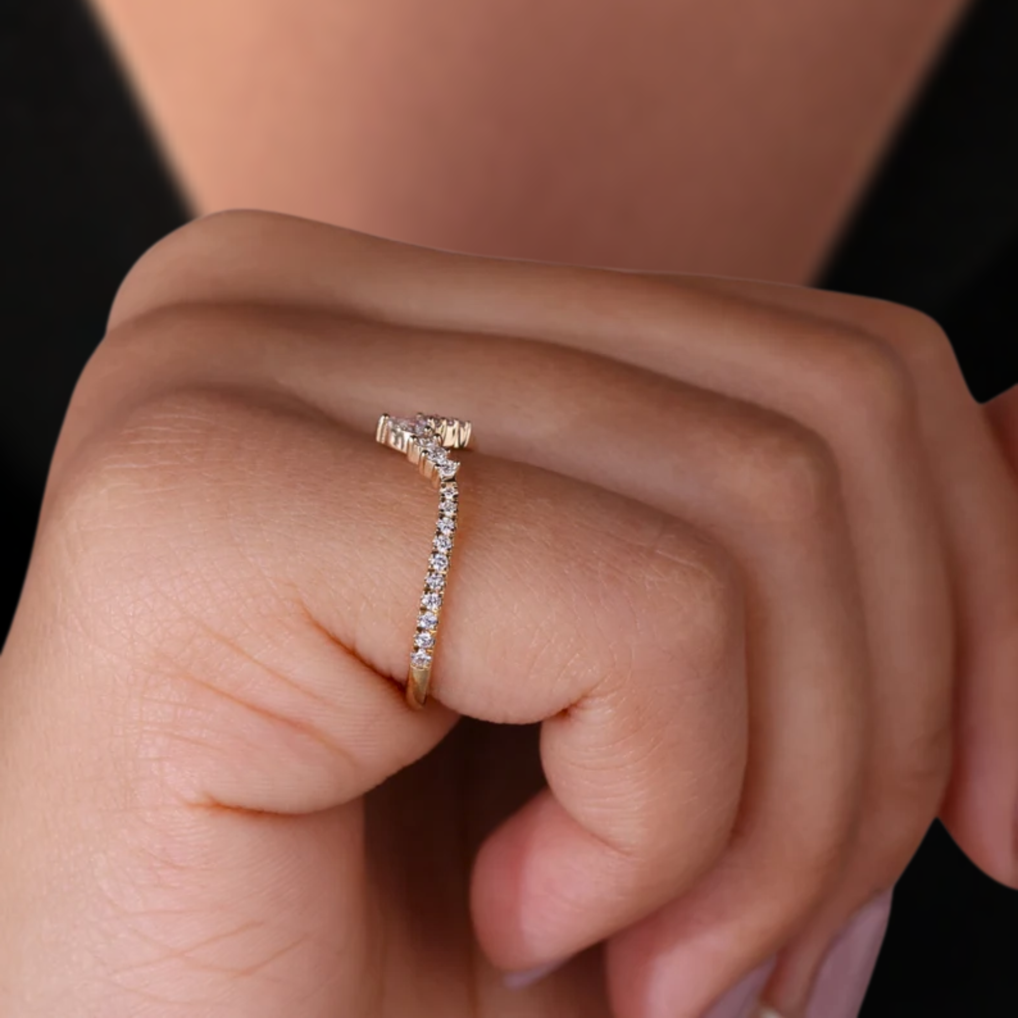  Diamond Curvy Band