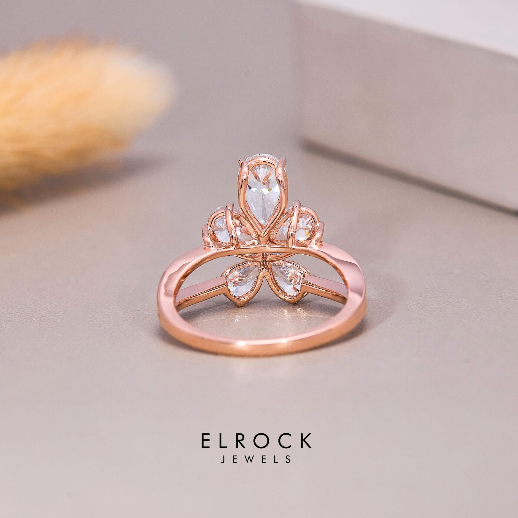 Pear Diamond Engagement Ring