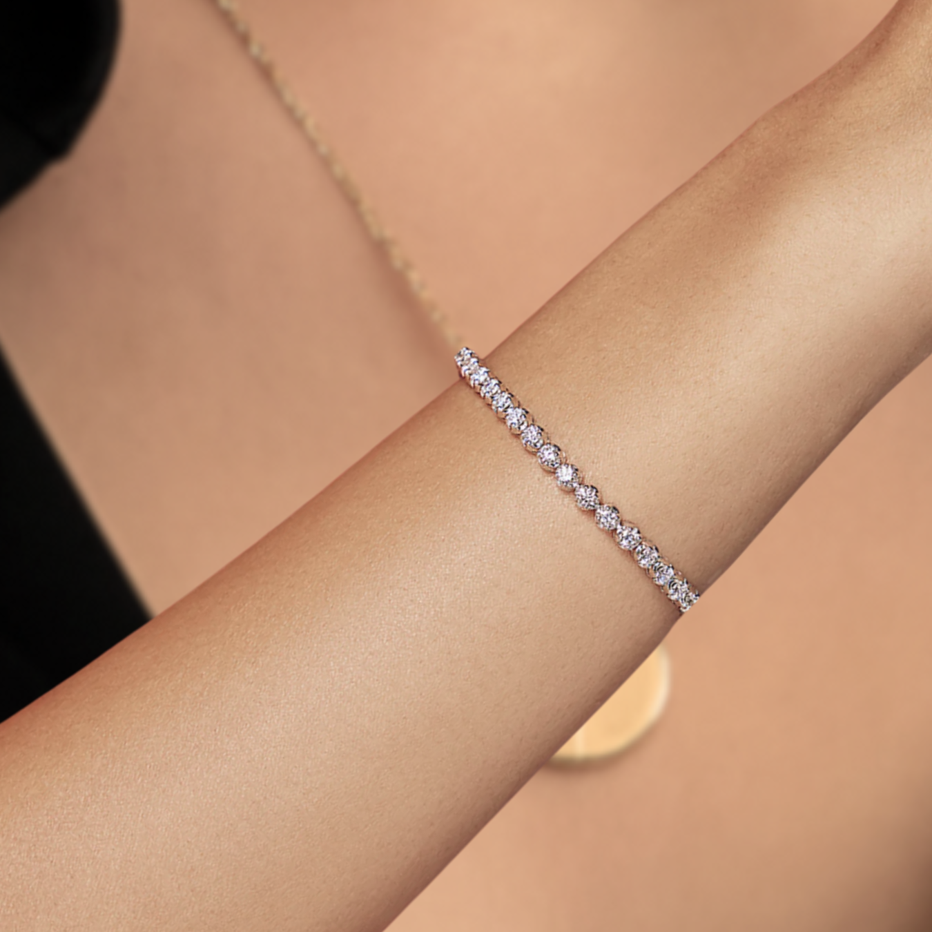  Lab Grown Tennis Diamond Bracelet