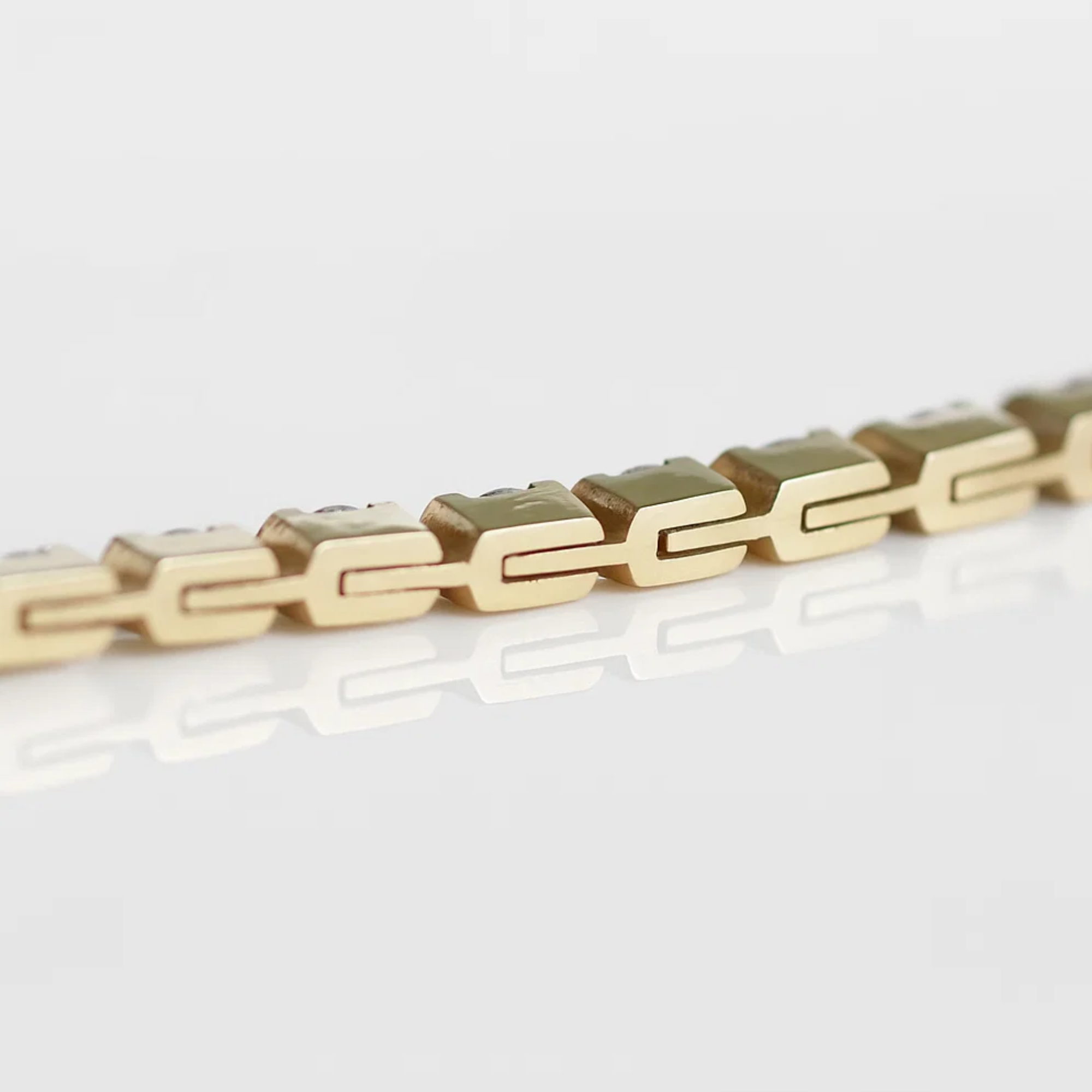 14K Oval Cut Lab Grown Diamond Tennis Bracelet