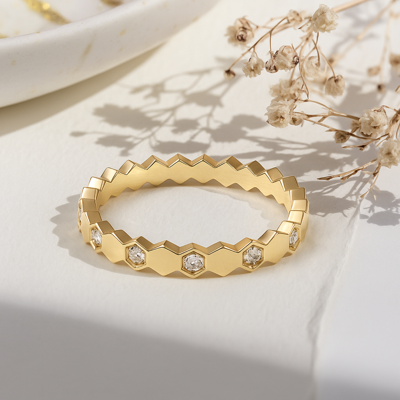 Lab Grown Round Diamond Wedding Band