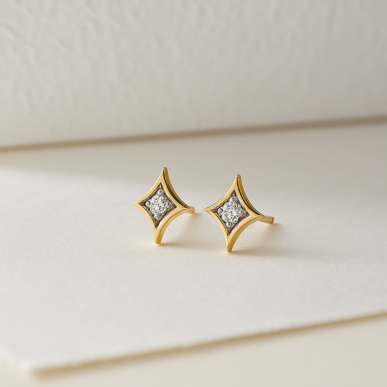 North Star Stud Earring Tiny Star Cartilage Earring 
