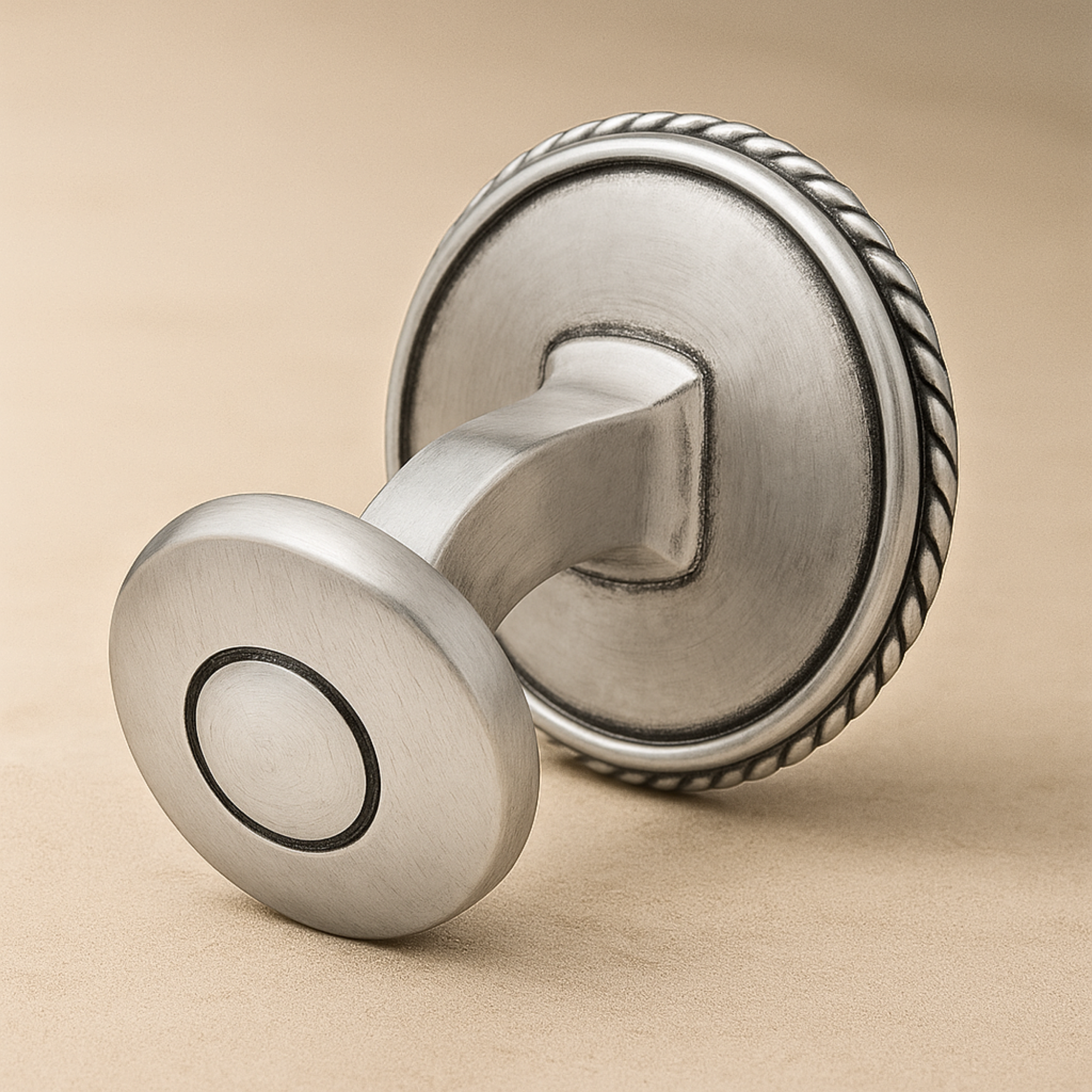 Men's Cufflink, Round Halo Diamond Cufflinks For Men
