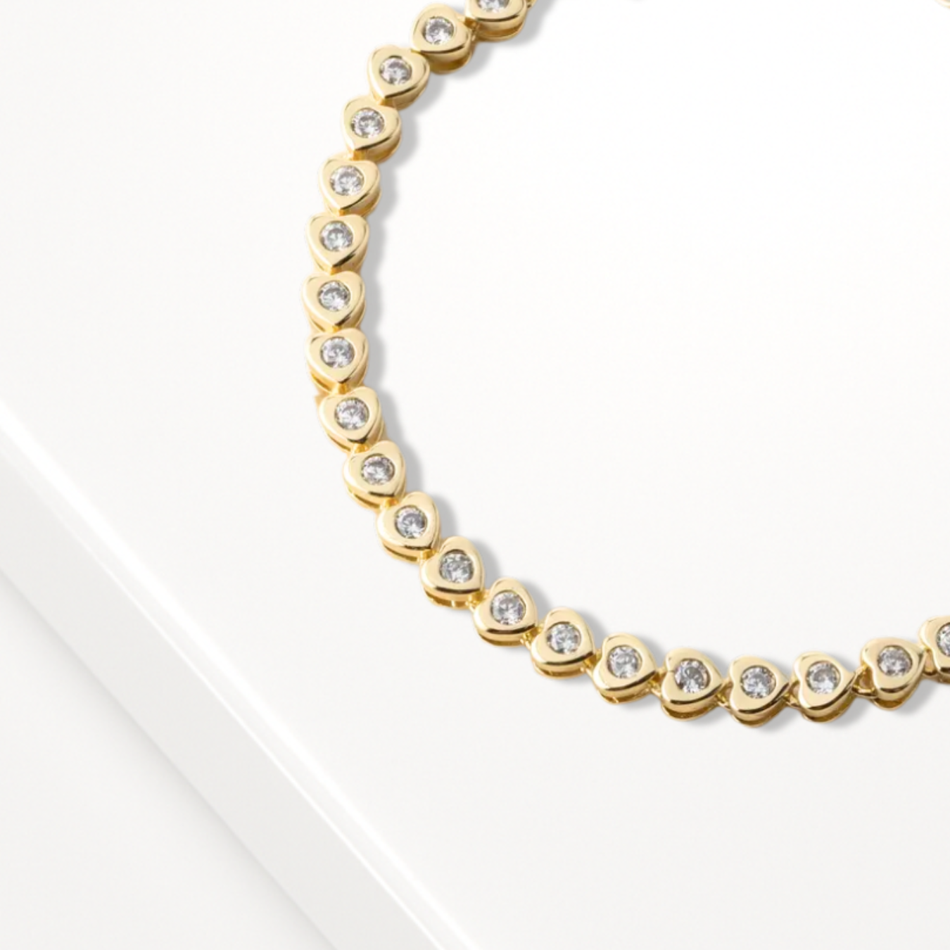 Bezel Set Diamond Tennis Bracelet