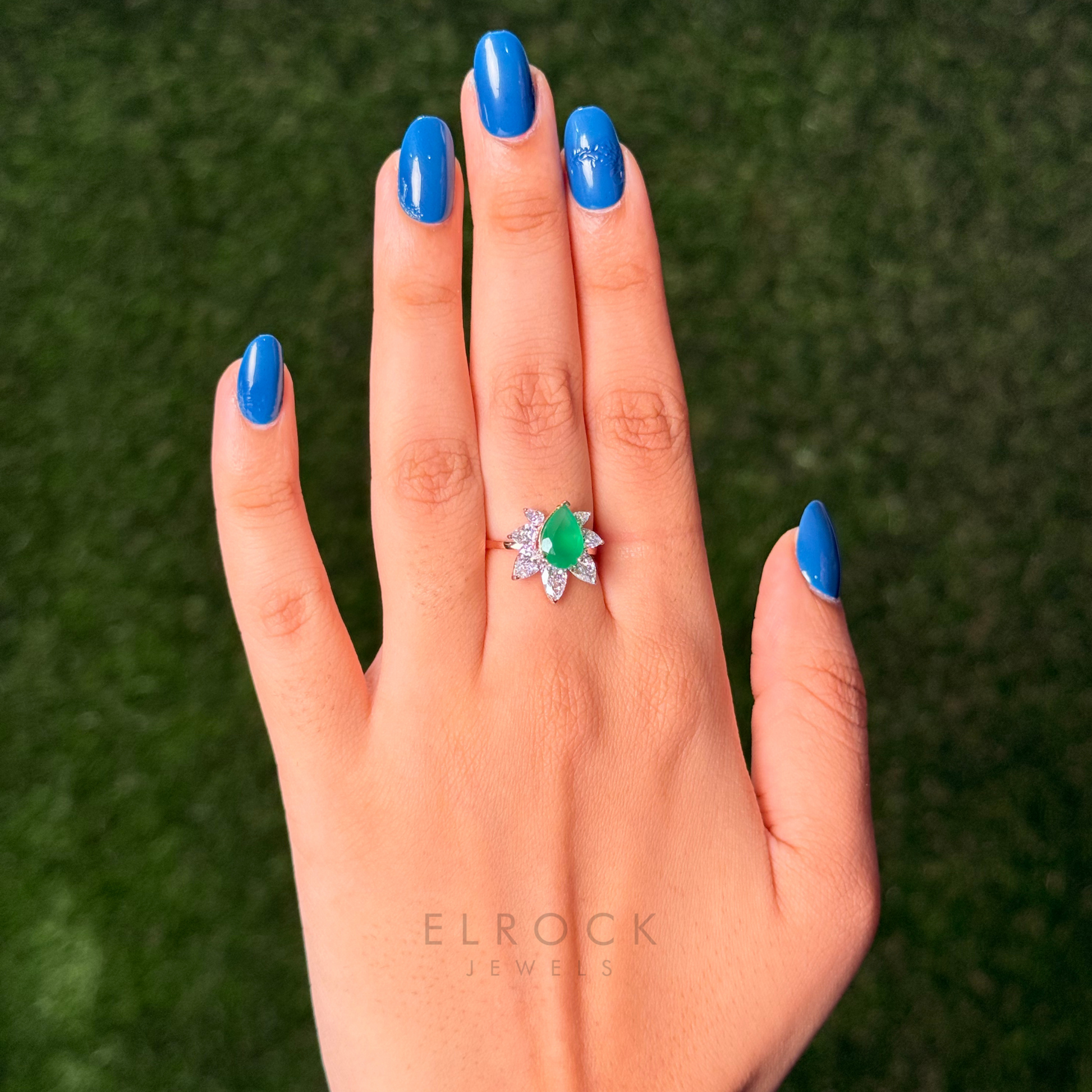 Pear cut Diamond Engagement Ring