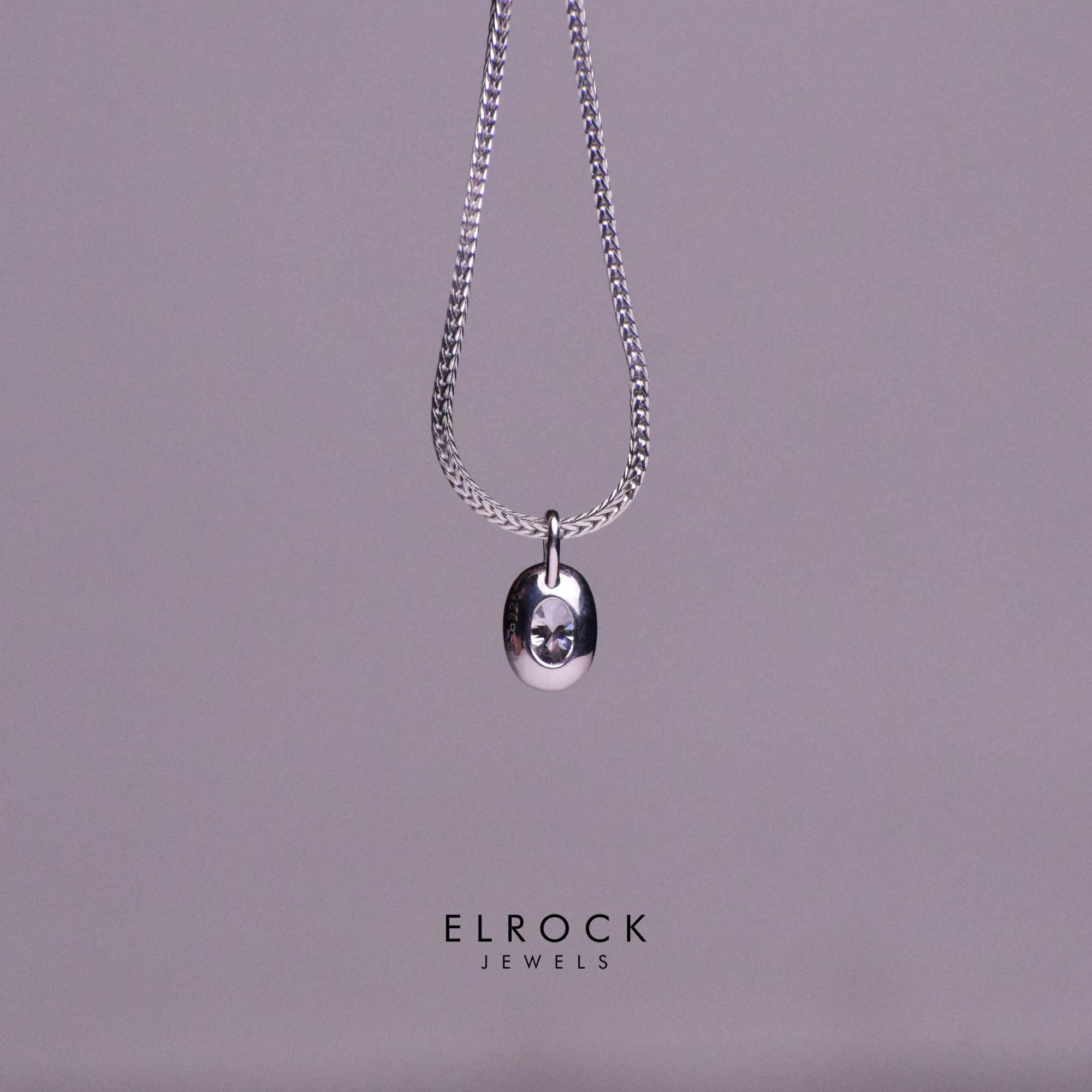 14K Solid Gold Necklace/ Diamond solitaire necklace / Diamond necklace