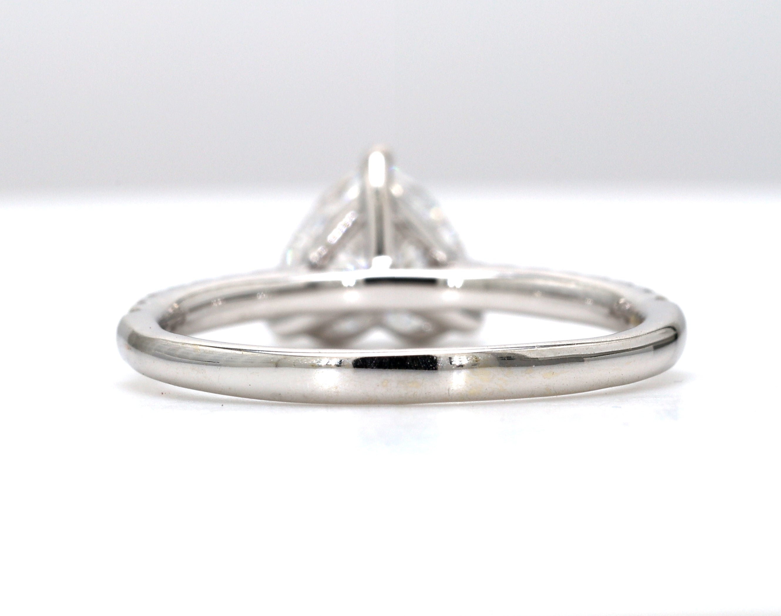 14k Gold Heart-Shape Diamond Ring Solitaire Diamond Ring
