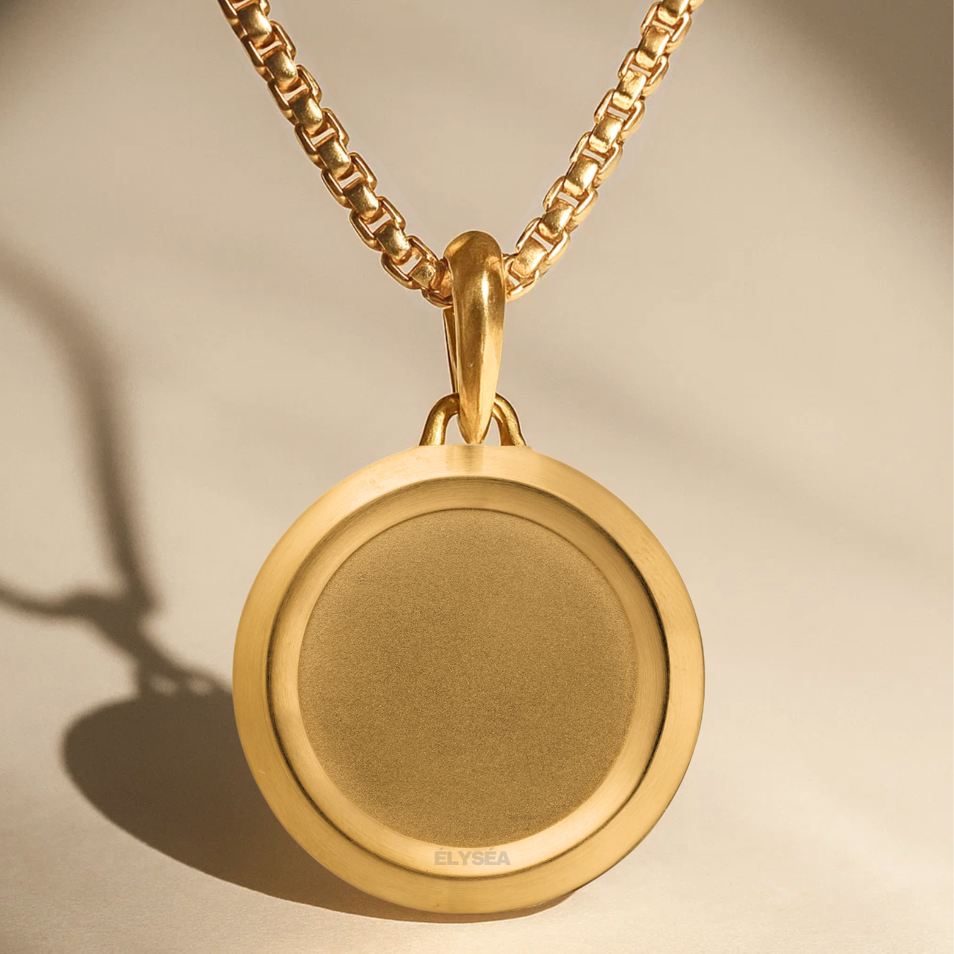 14K Gold Saint Christopher Pendant, Men's Religious Medal, Spiritual Protection Pendant