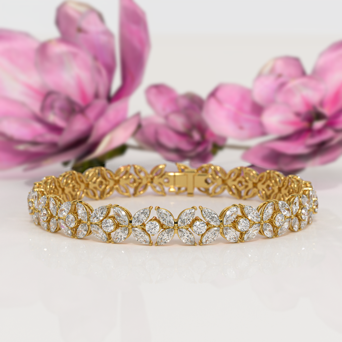 Lab-Grown Diamond Bracelet by Elrock Jewels™