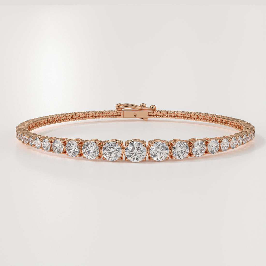 Graduated Lab Grown Diamond Tennis Bracelet | Timeless Luxury by Elrock Jewels™