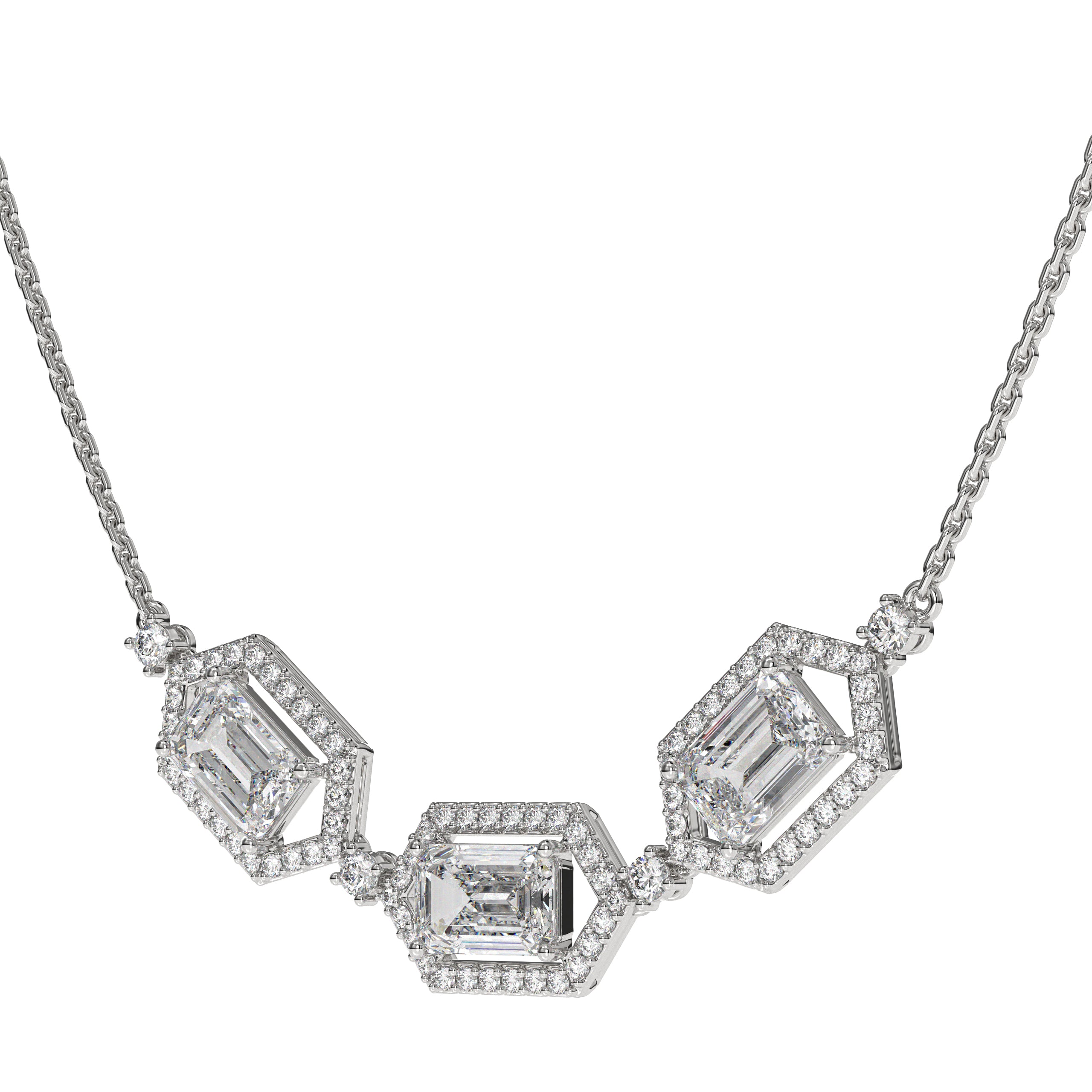 14K Gold Diamond Necklace Dainty Gold Necklace