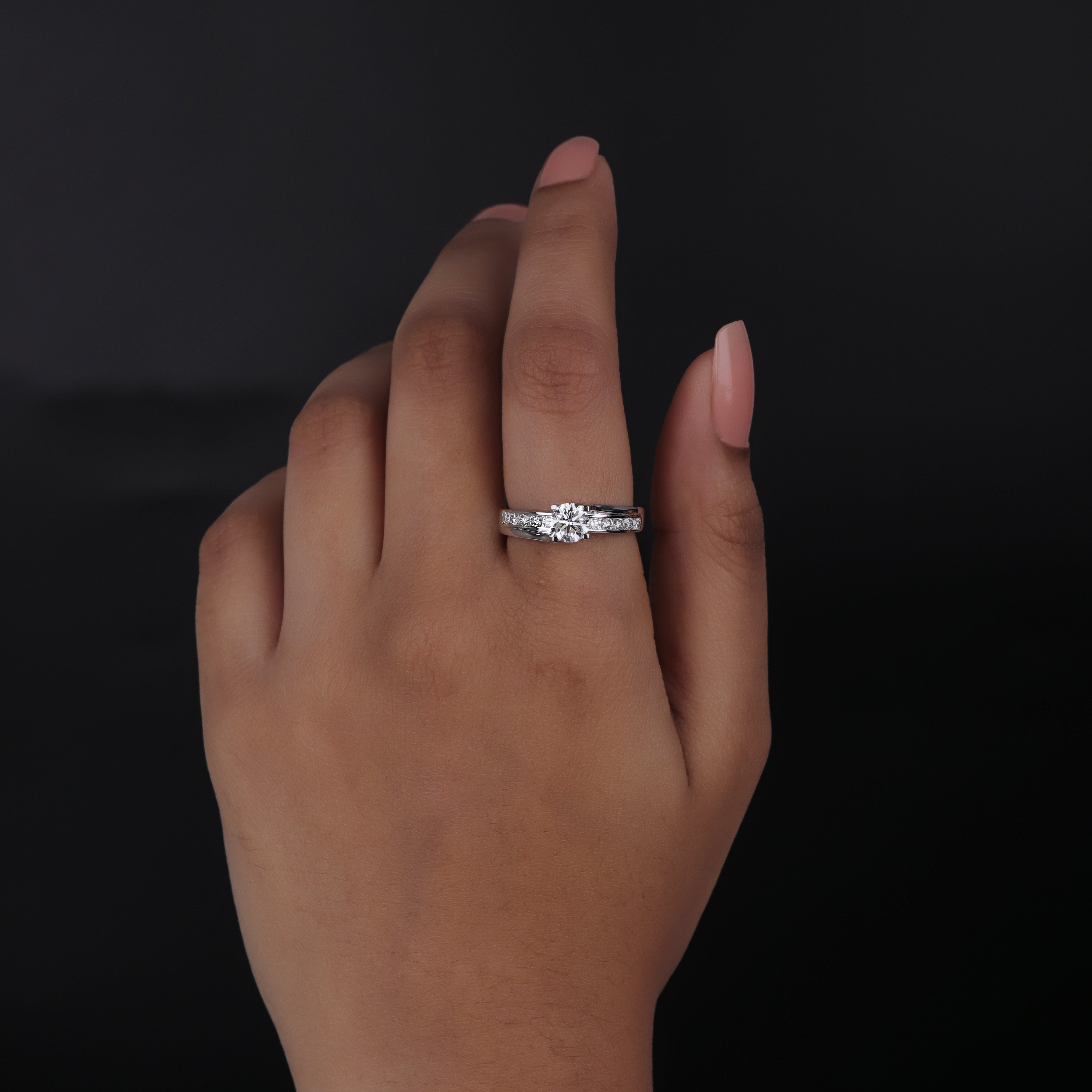 14K Gold Engagement Ring Promise Ring