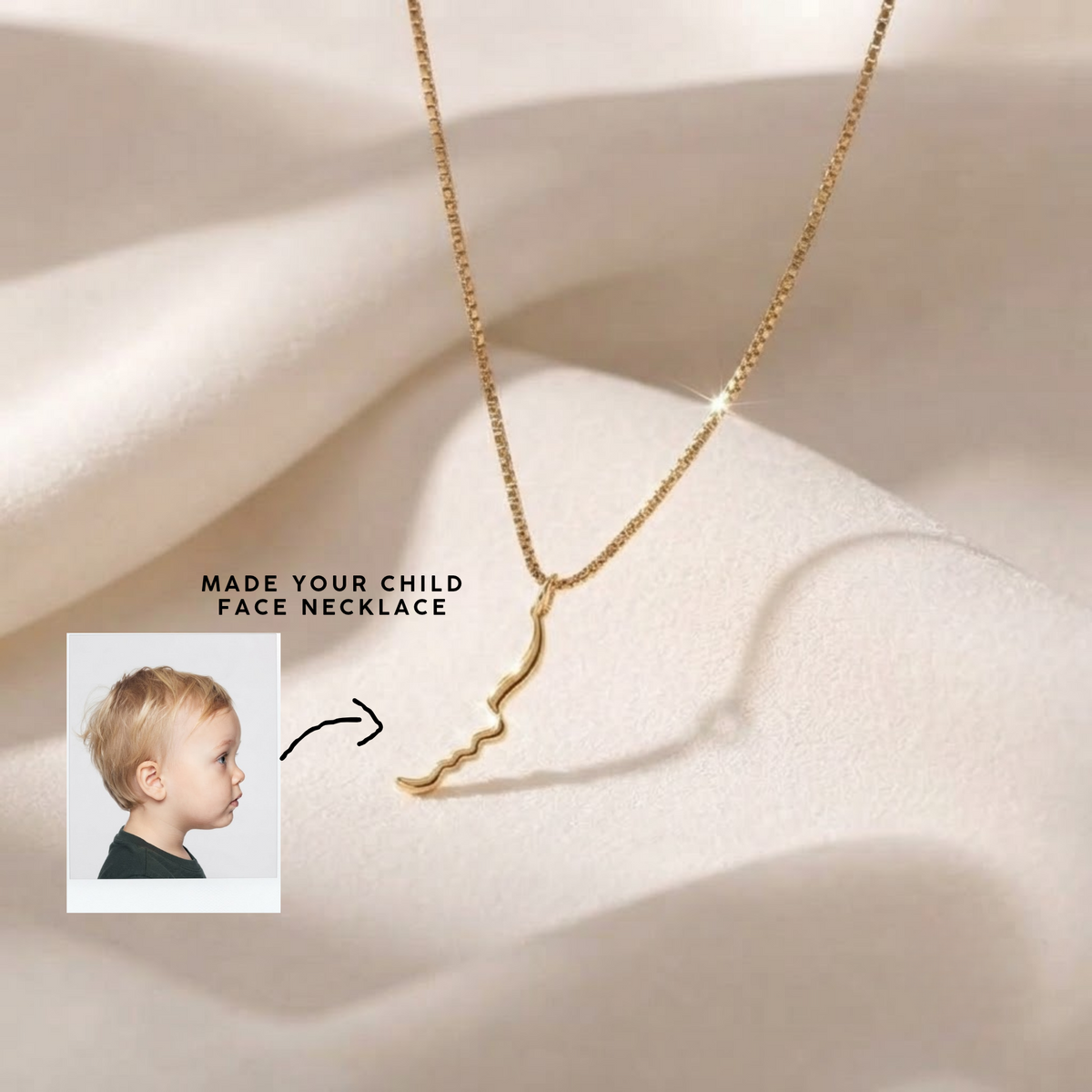 Personalized Child Face Necklace