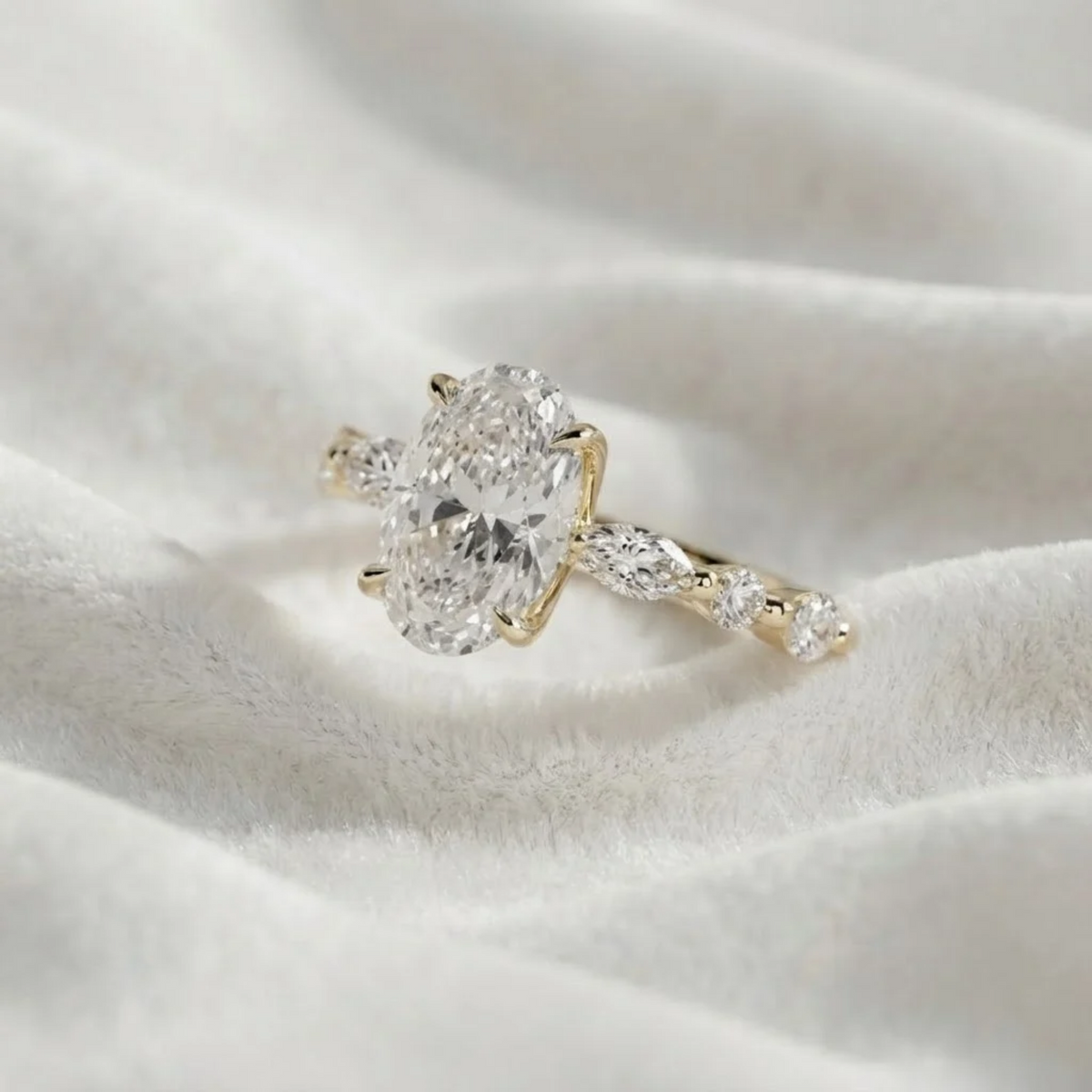 2.00 CT Oval Diamond Ring