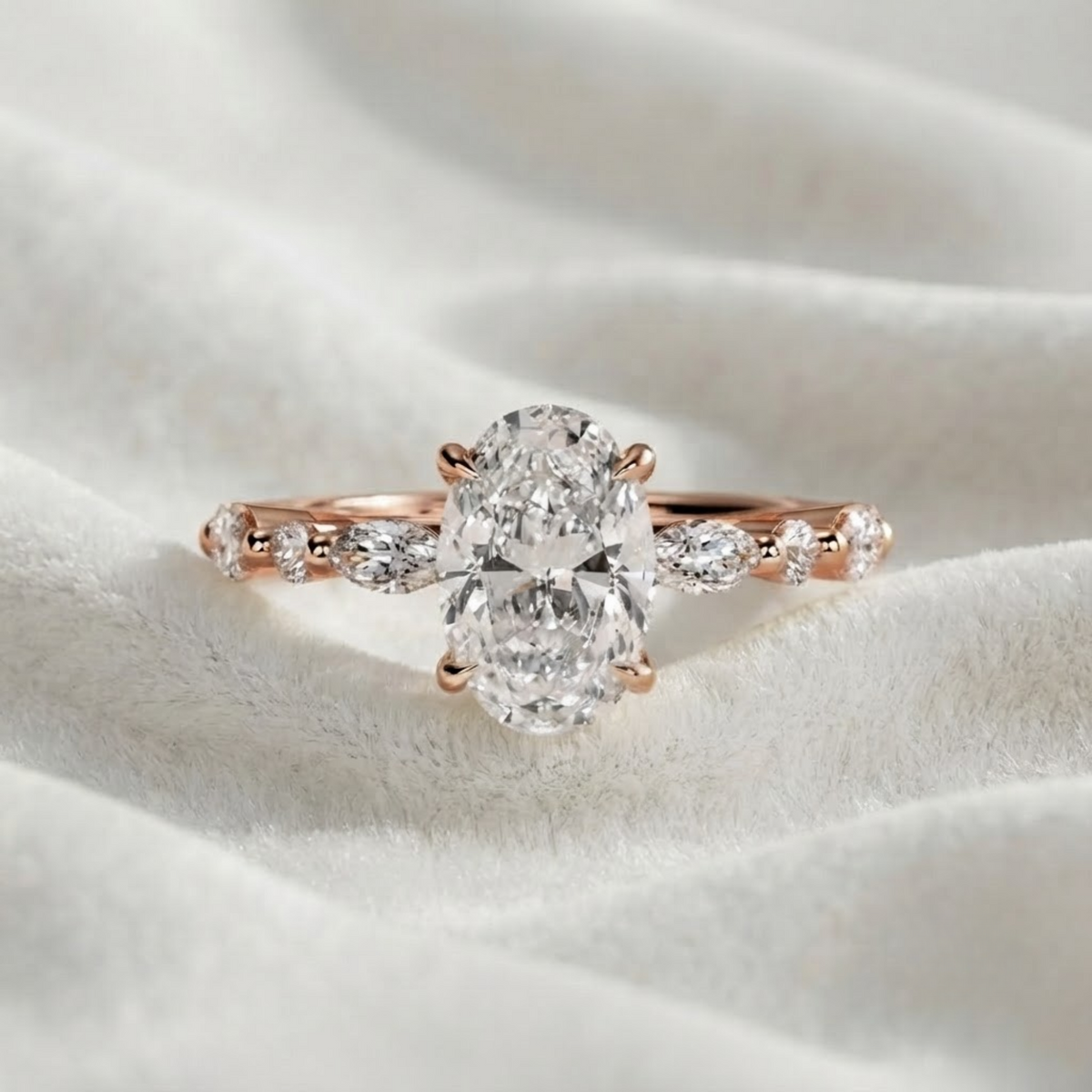 2.00 CT Oval Diamond Ring