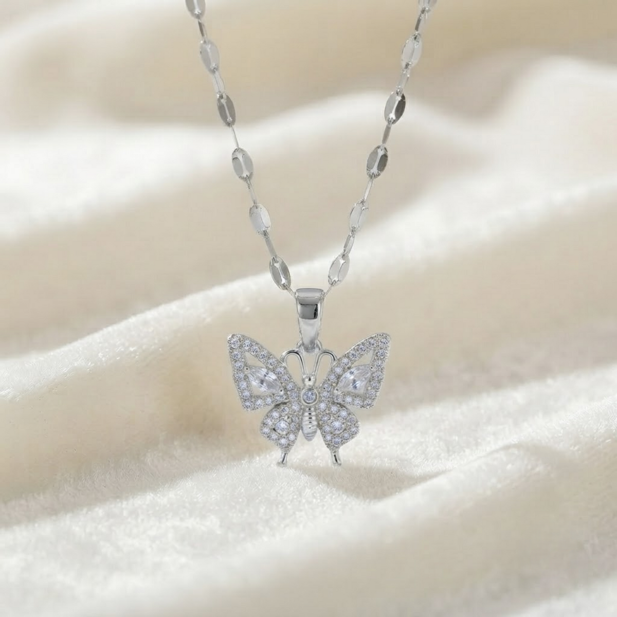Butterfly Diamond Necklace